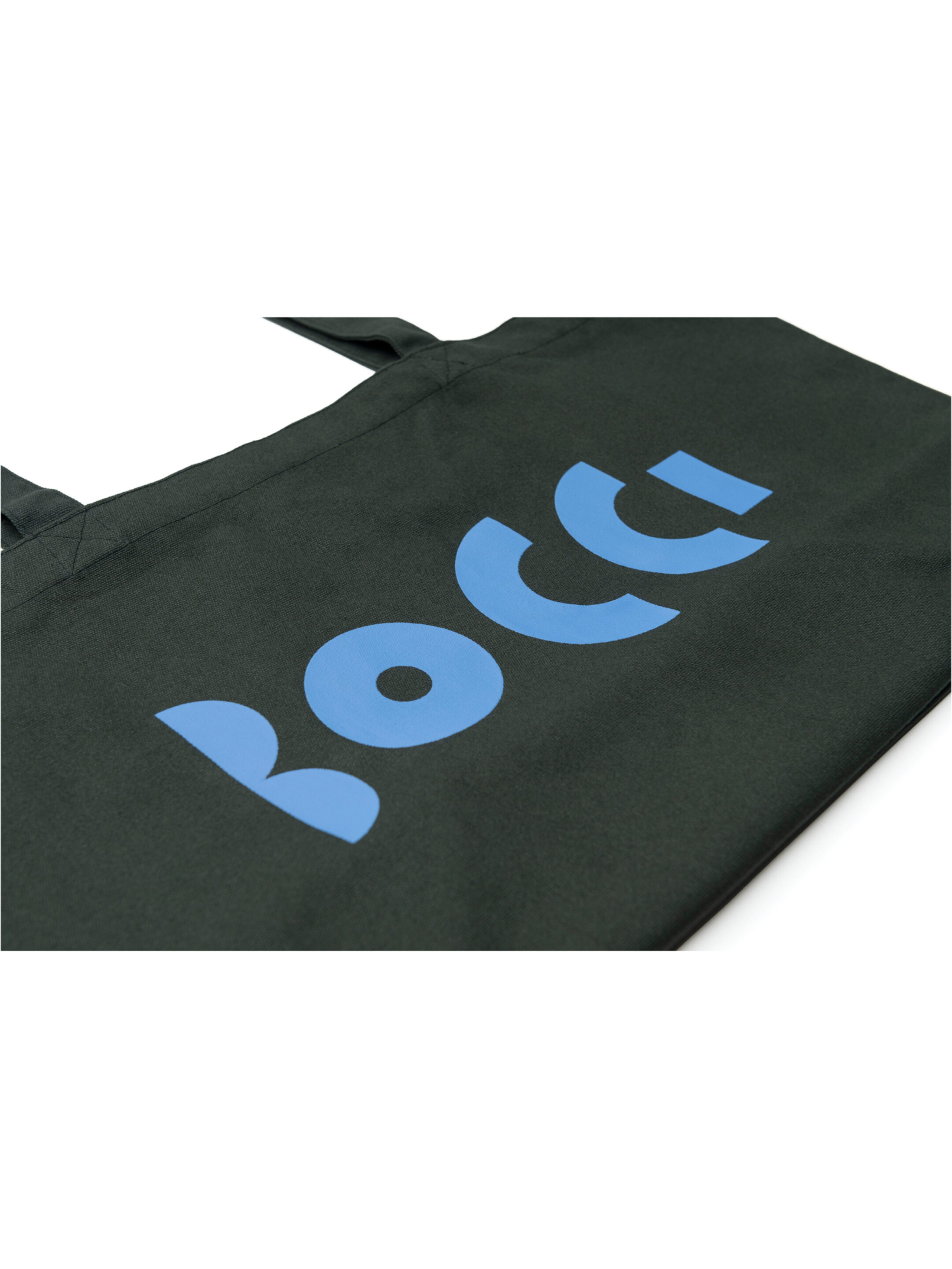 Bocci tote dark green front detail Kate W 3355