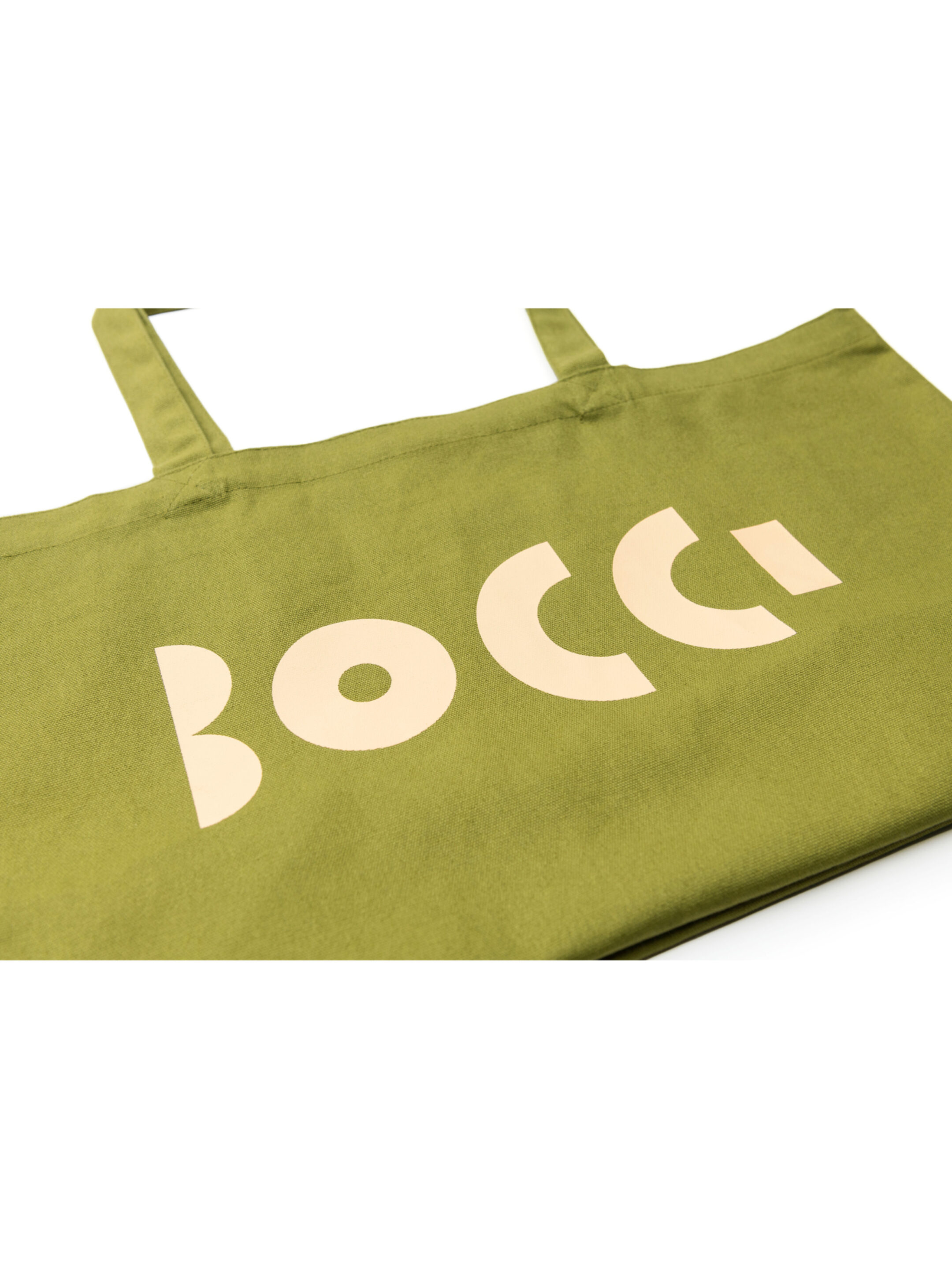 Bocci tote green front flat Kate W 3337