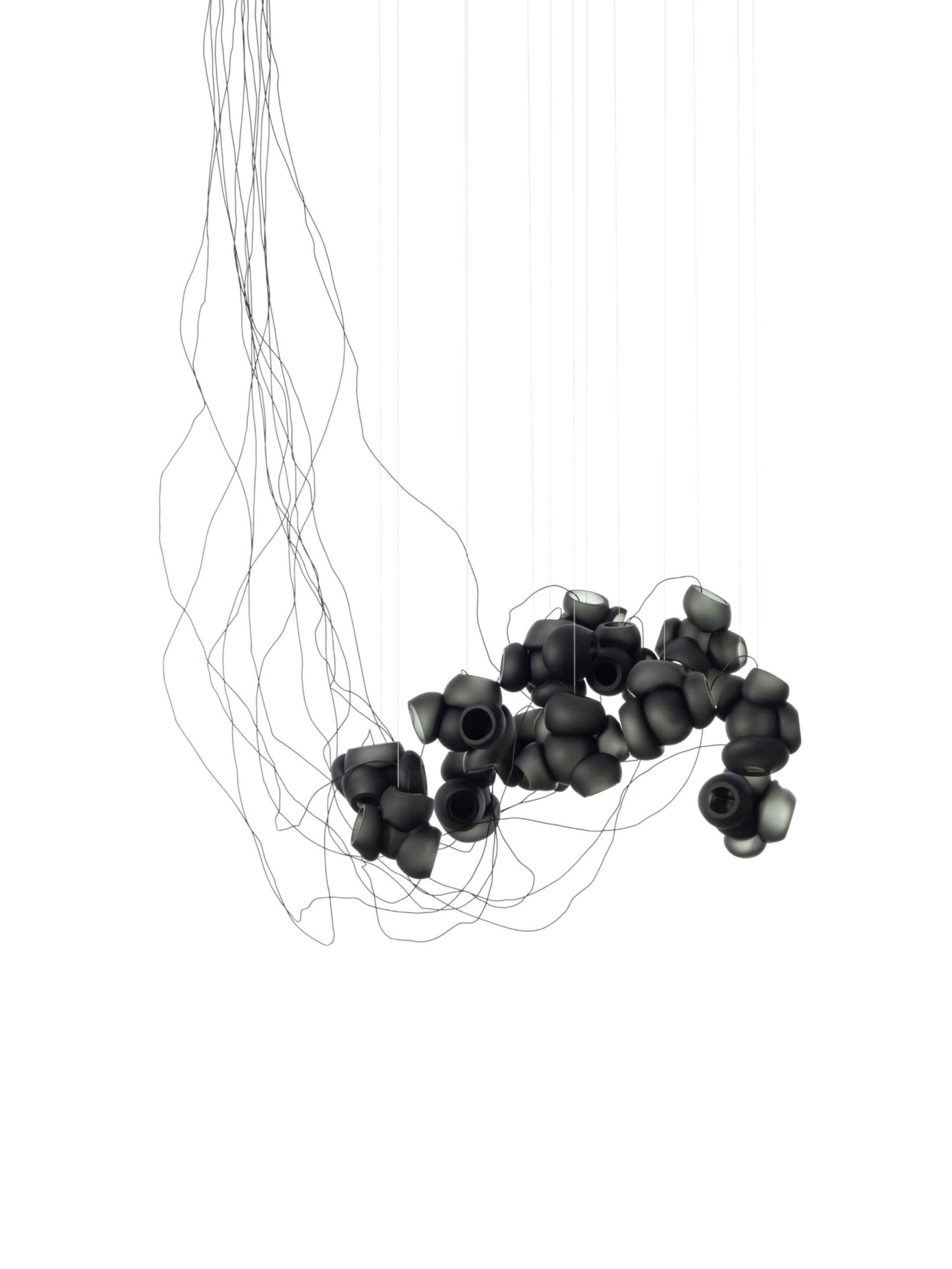 100 13 Sculptural Cable Black Grey Off