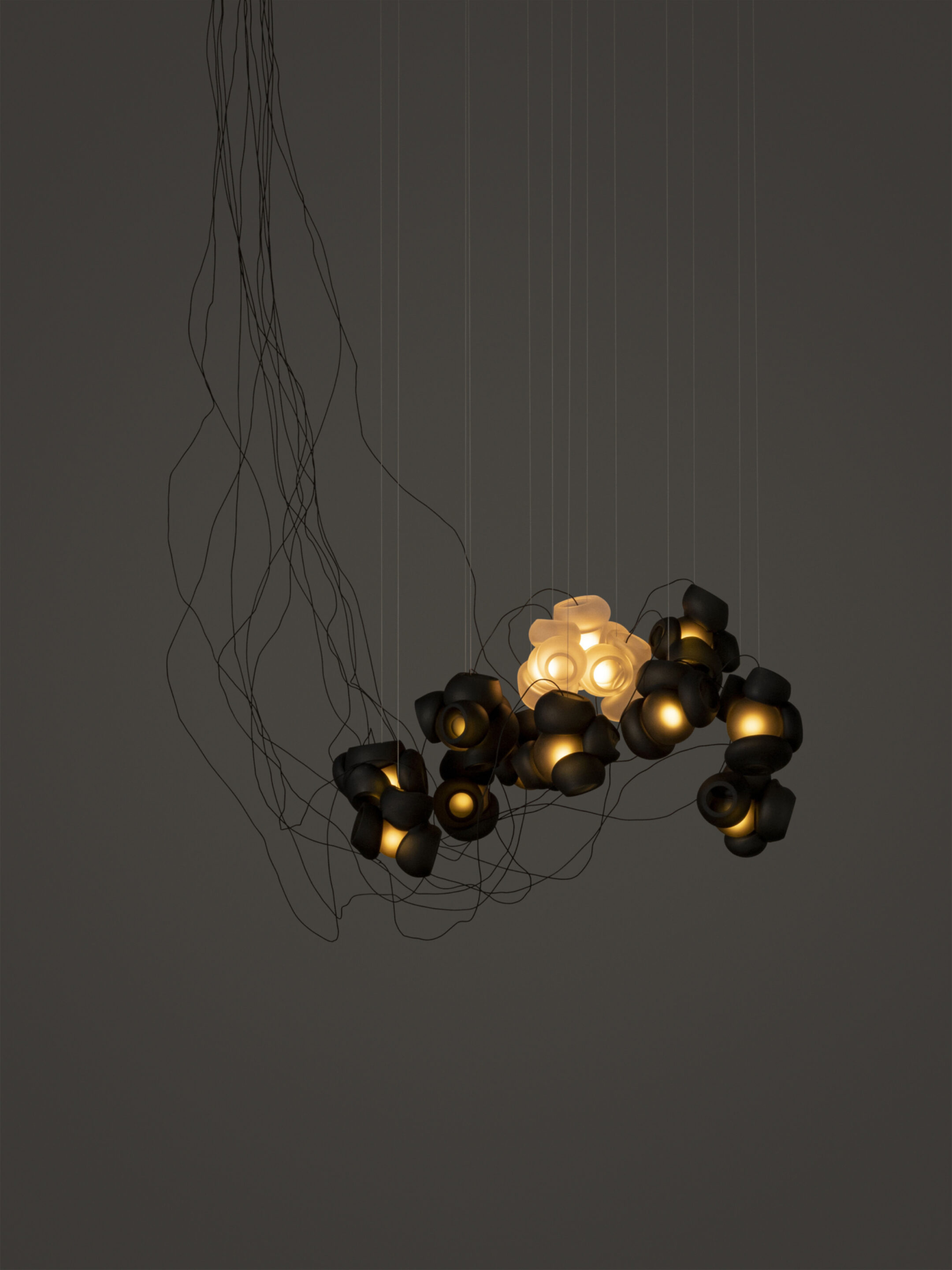 100 13 Sculptural Cable Black Greyw Clear Dark