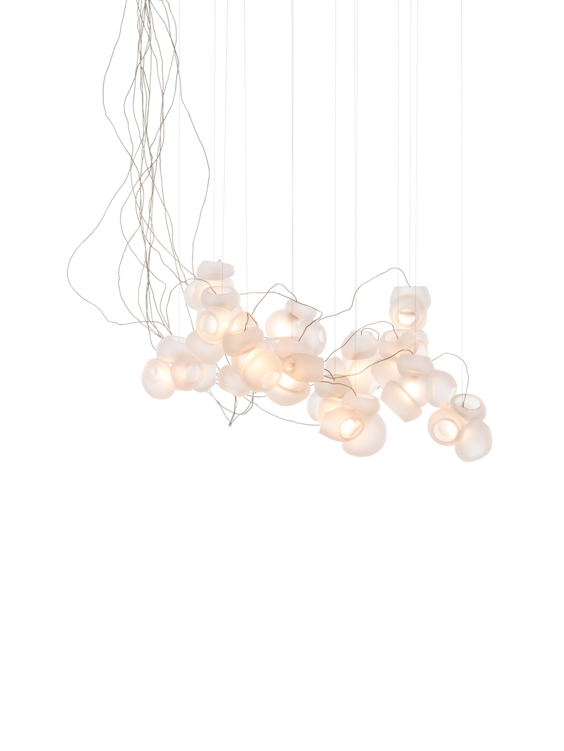 100 13 Sculptural Cable Nickel Clear On
