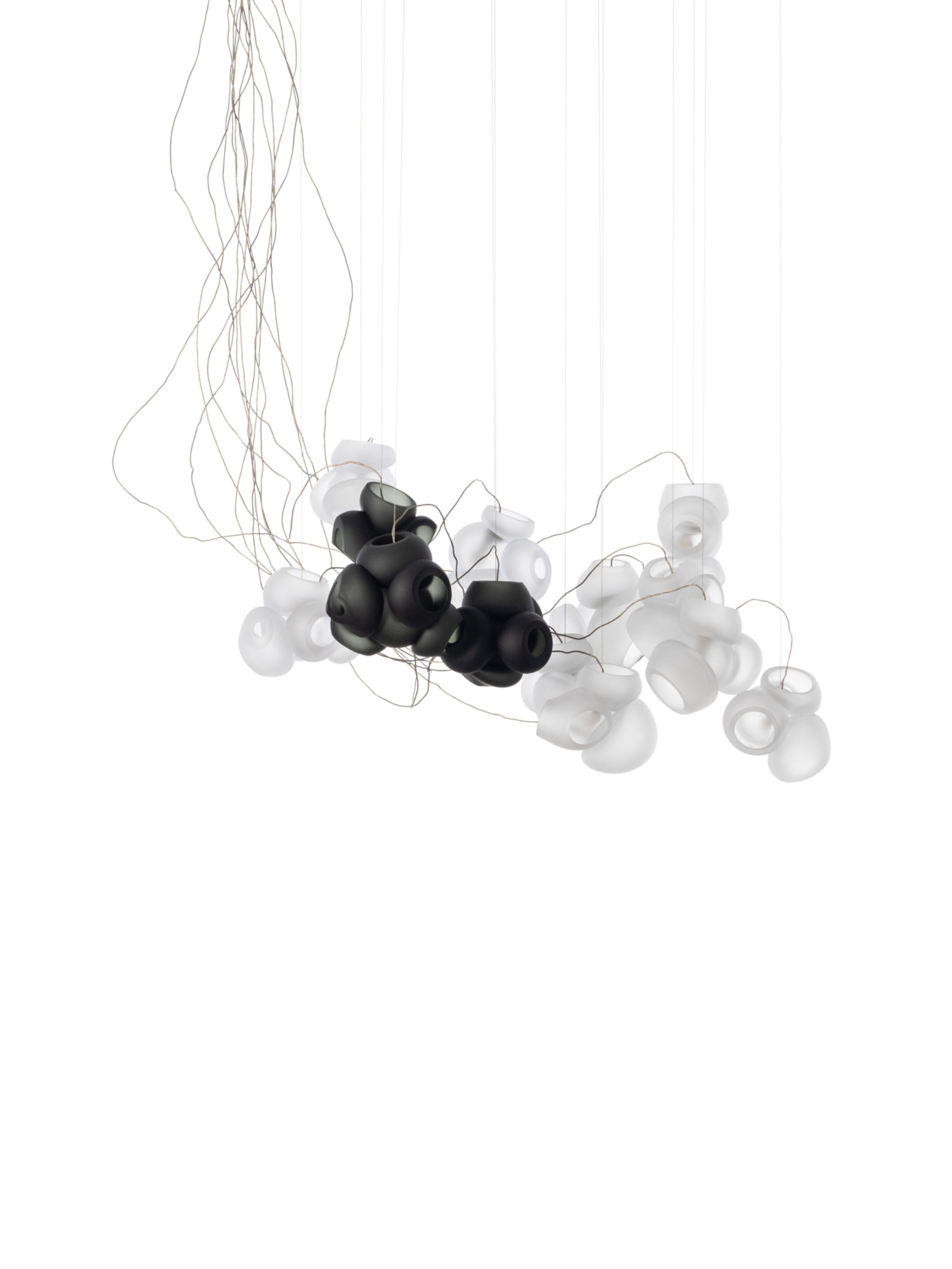 100 13 Sculptural Cable Nickel Clearw Grey Off