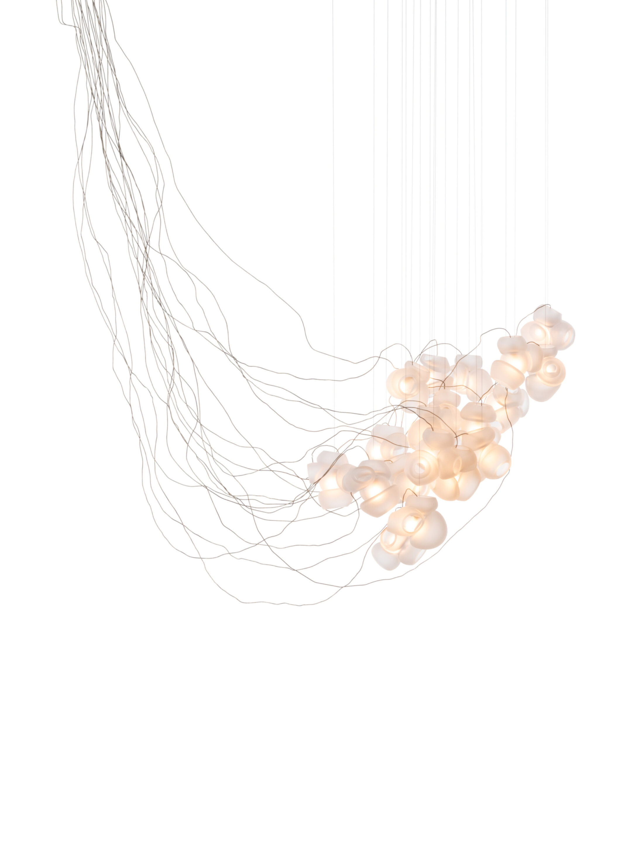 100 19 Sculptural Cable Nickel Clear On