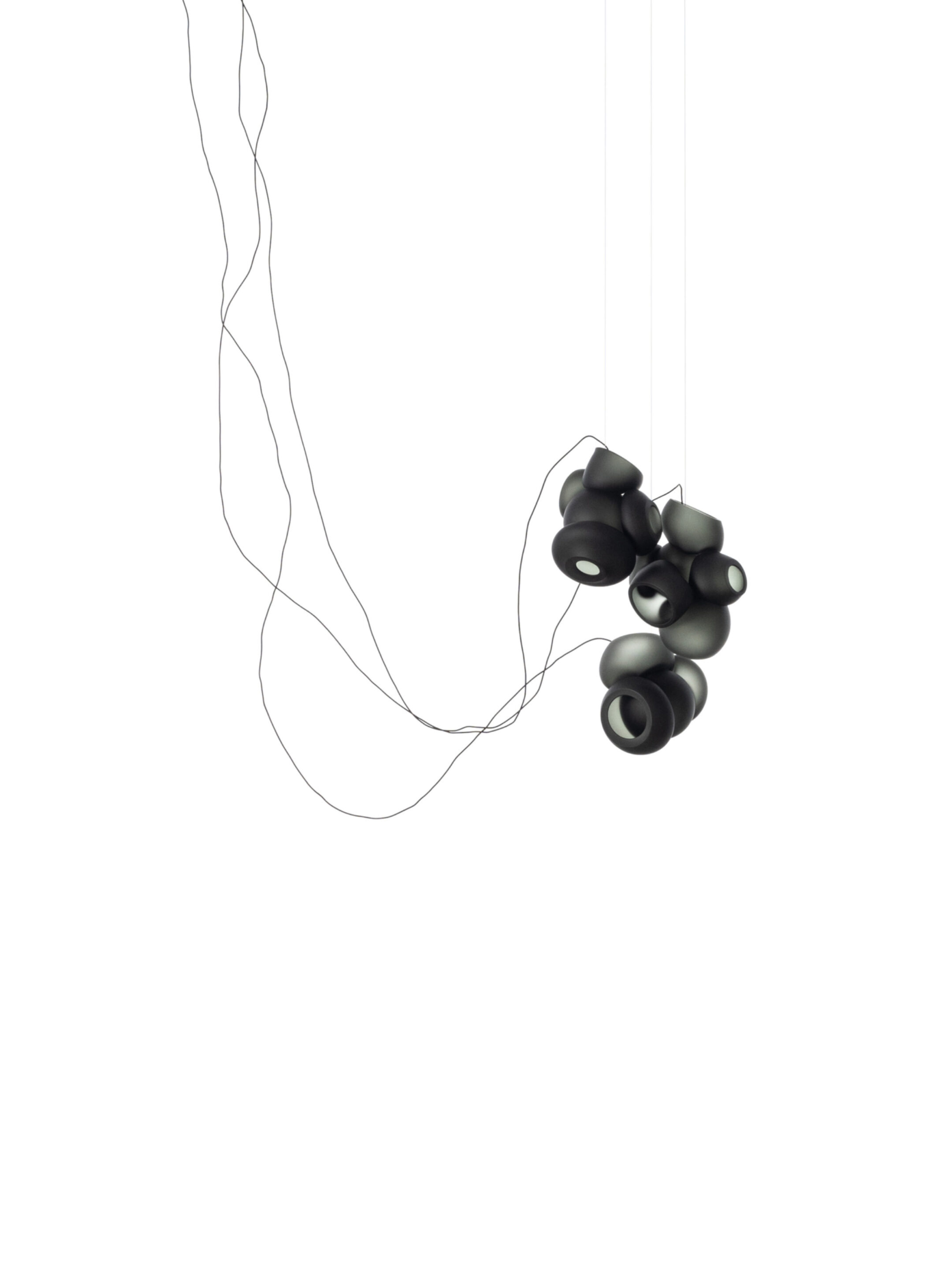100 3 Sculptural Cable Black Grey Off