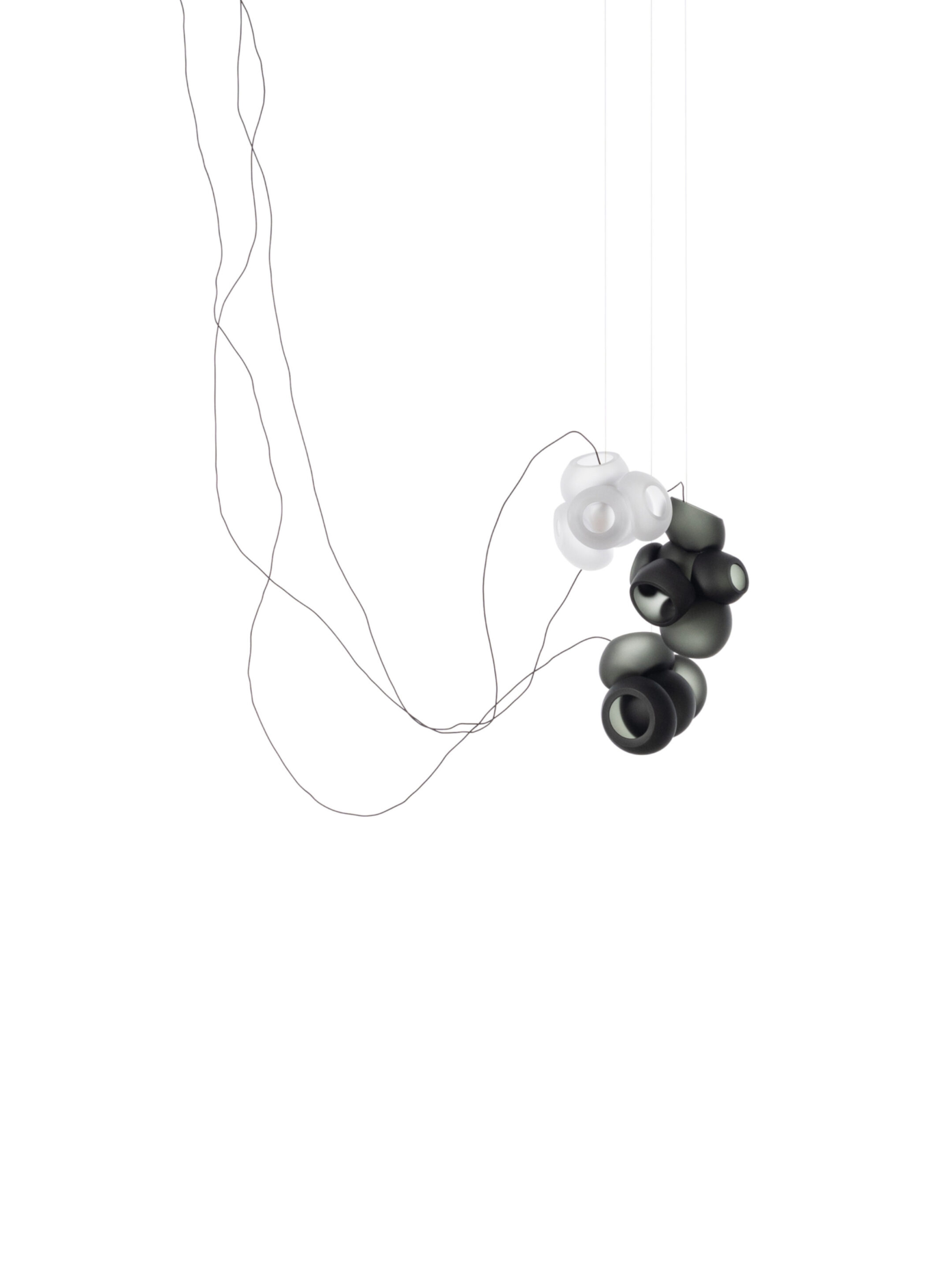 100 3 Sculptural Cable Black Greyw Clear Off