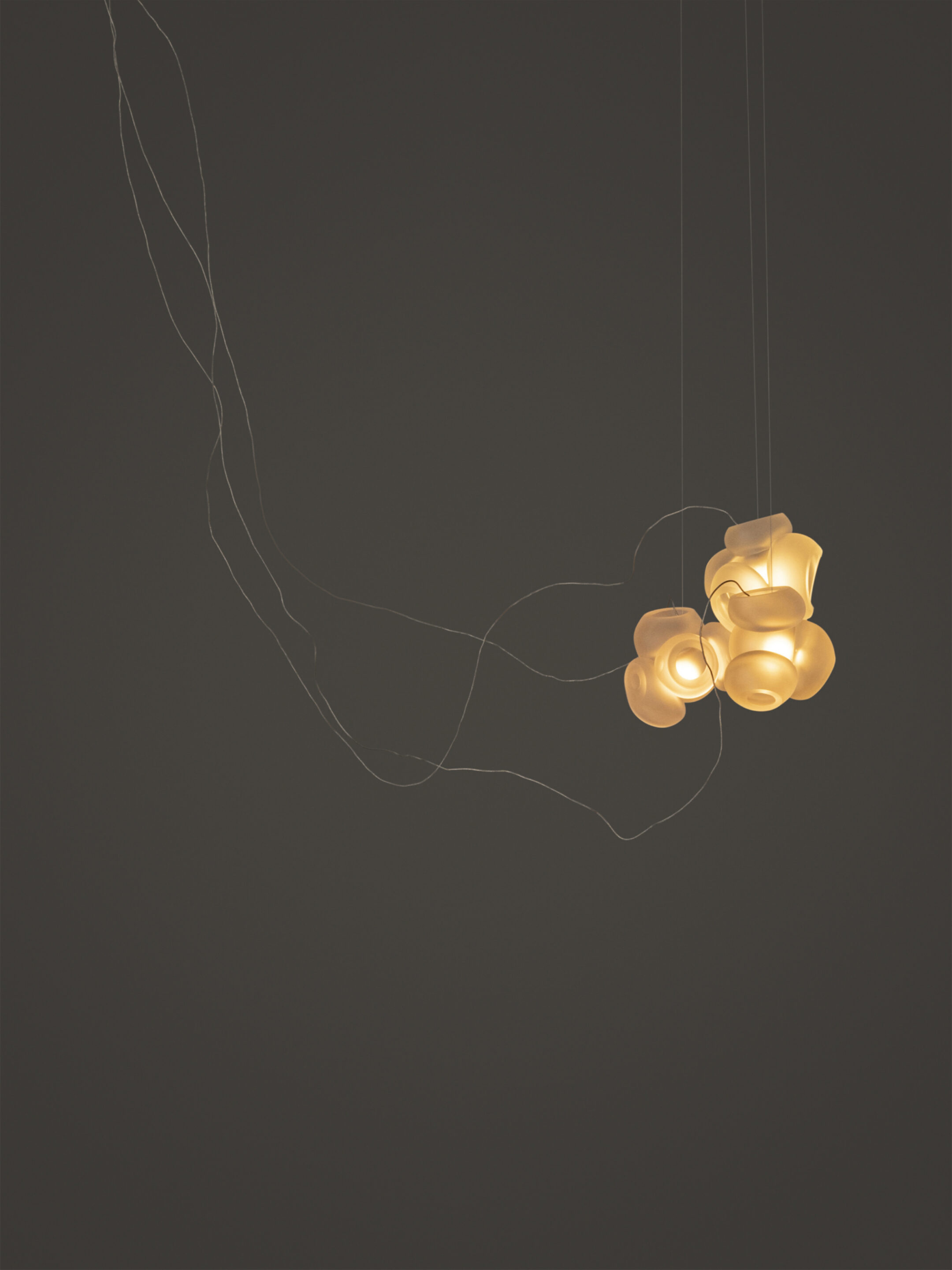 100 3 Sculptural Cable Nickel Clear Dark