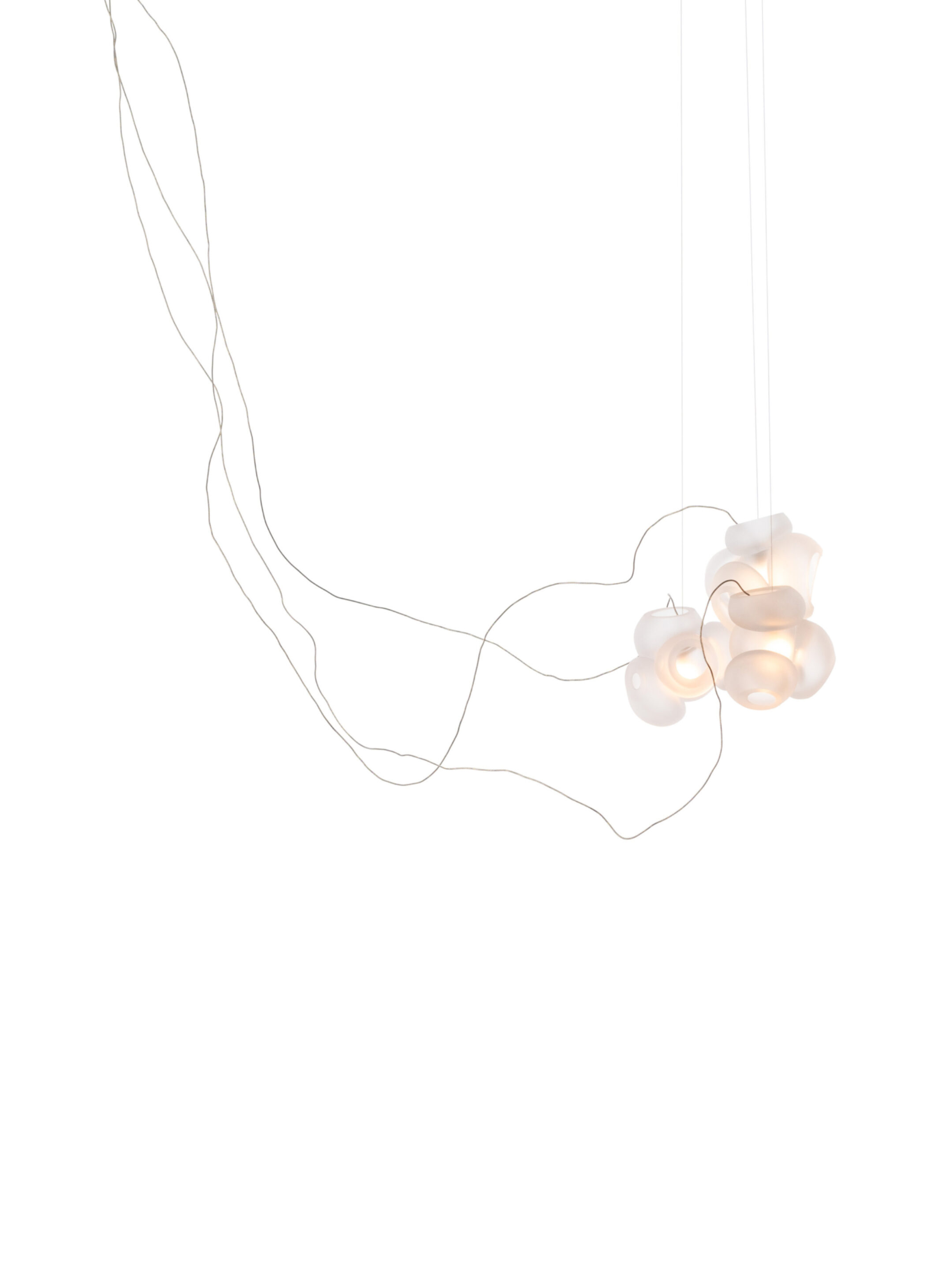 100 3 Sculptural Cable Nickel Clear On