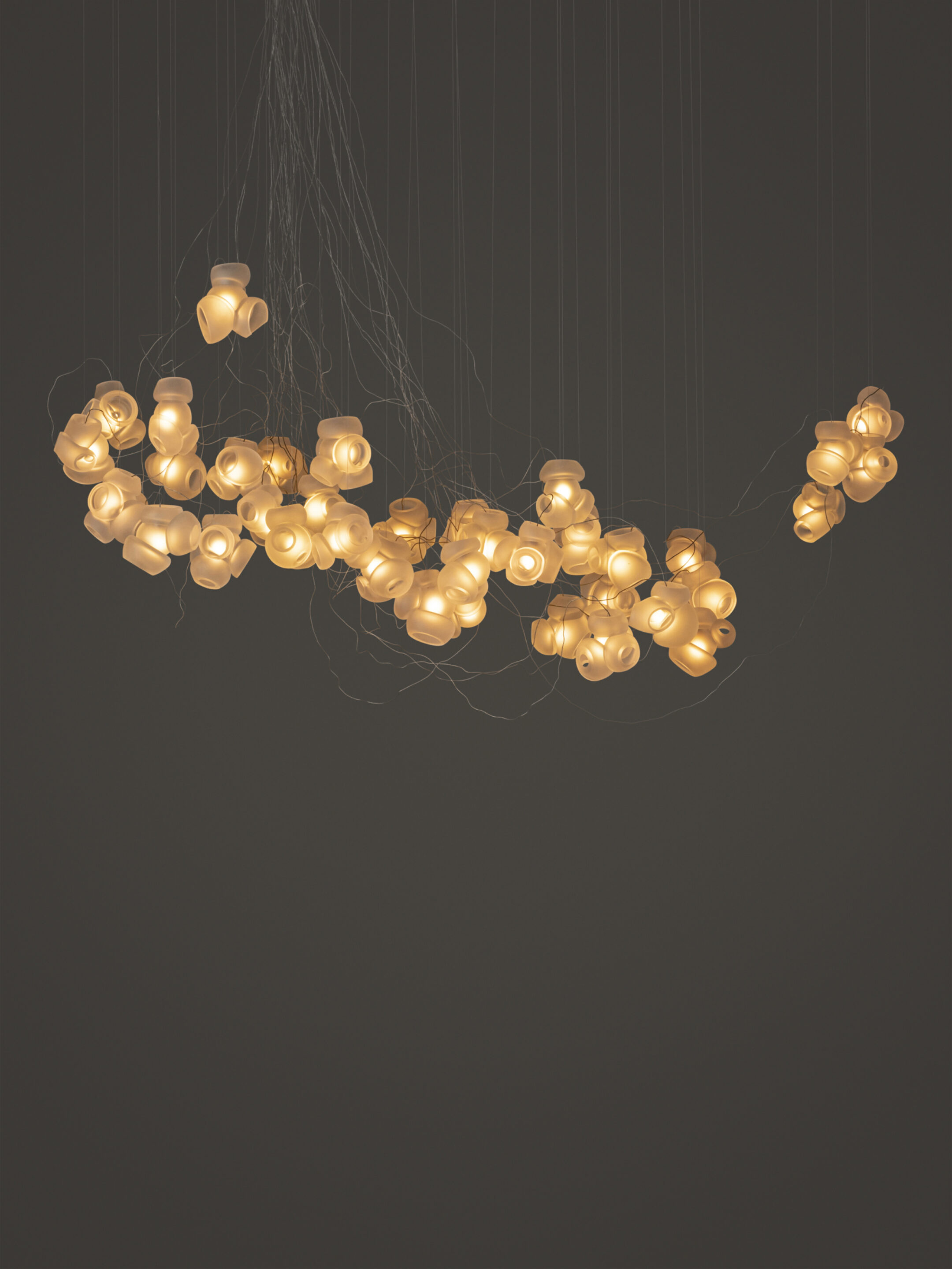 100 37 Sculptural Cable Nickel Clear Dark