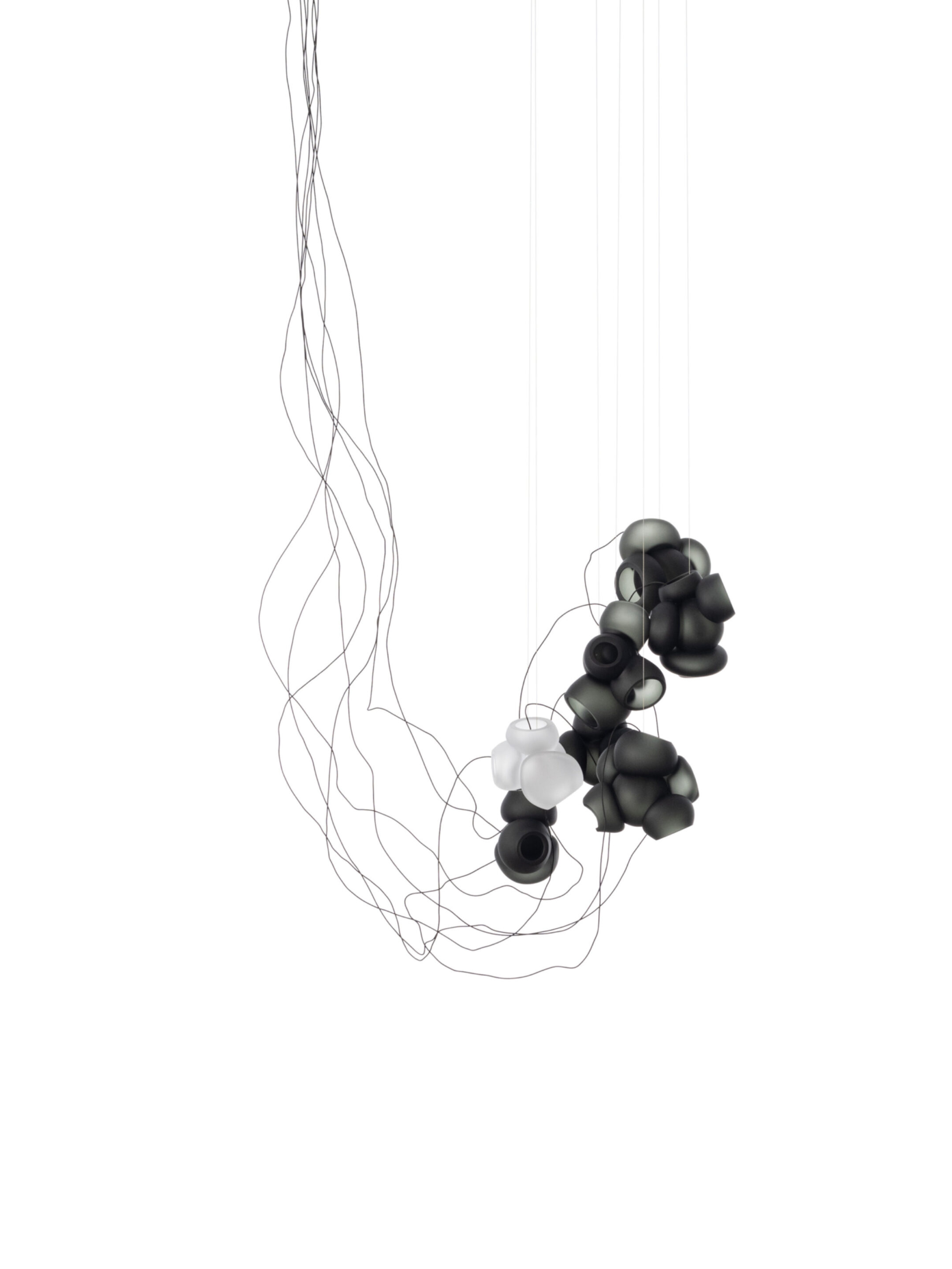 100 7 Sculptural Cable Black Greyw Clear Off