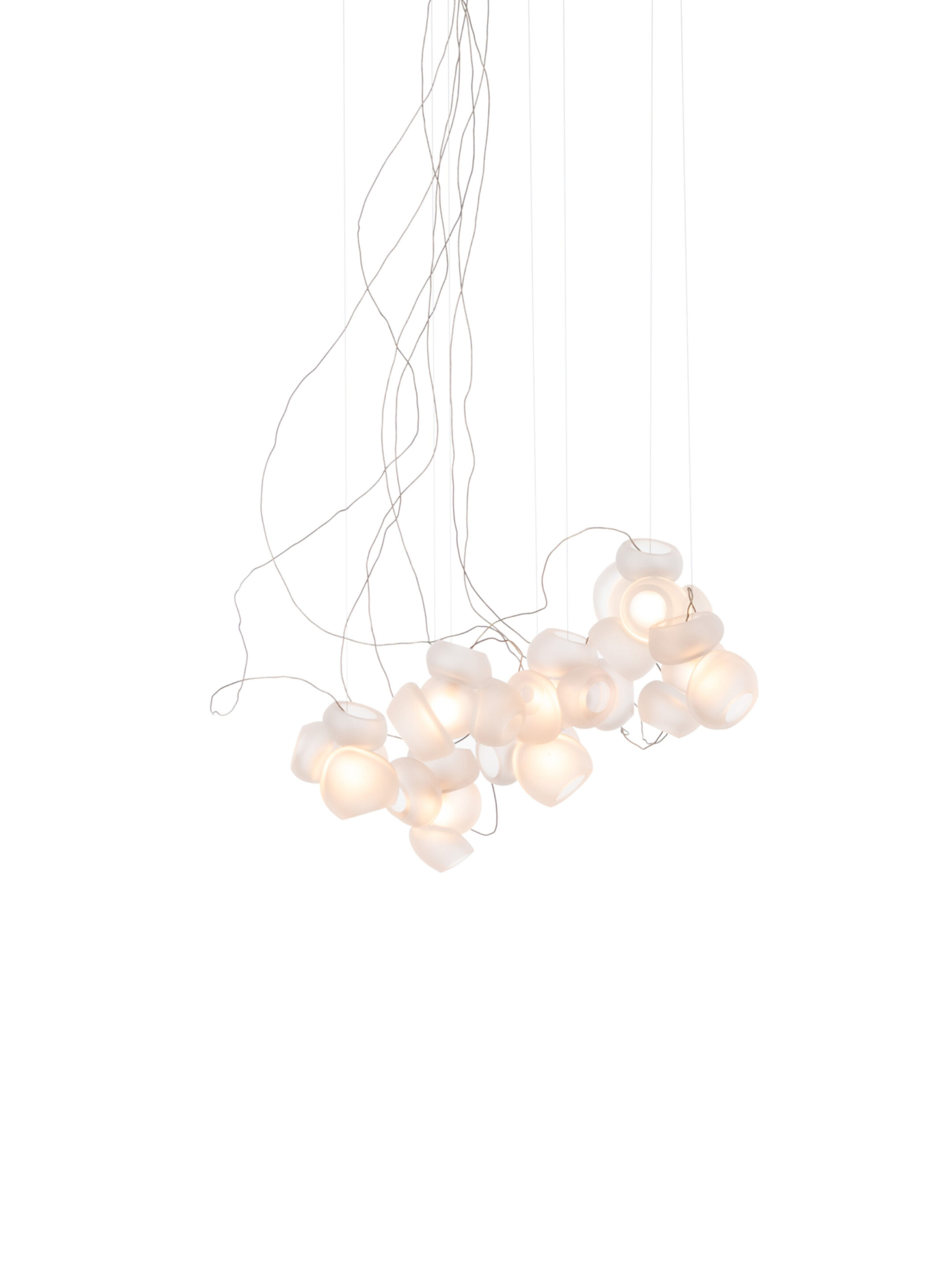 100 7 Sculptural Cable Nickel Clear On