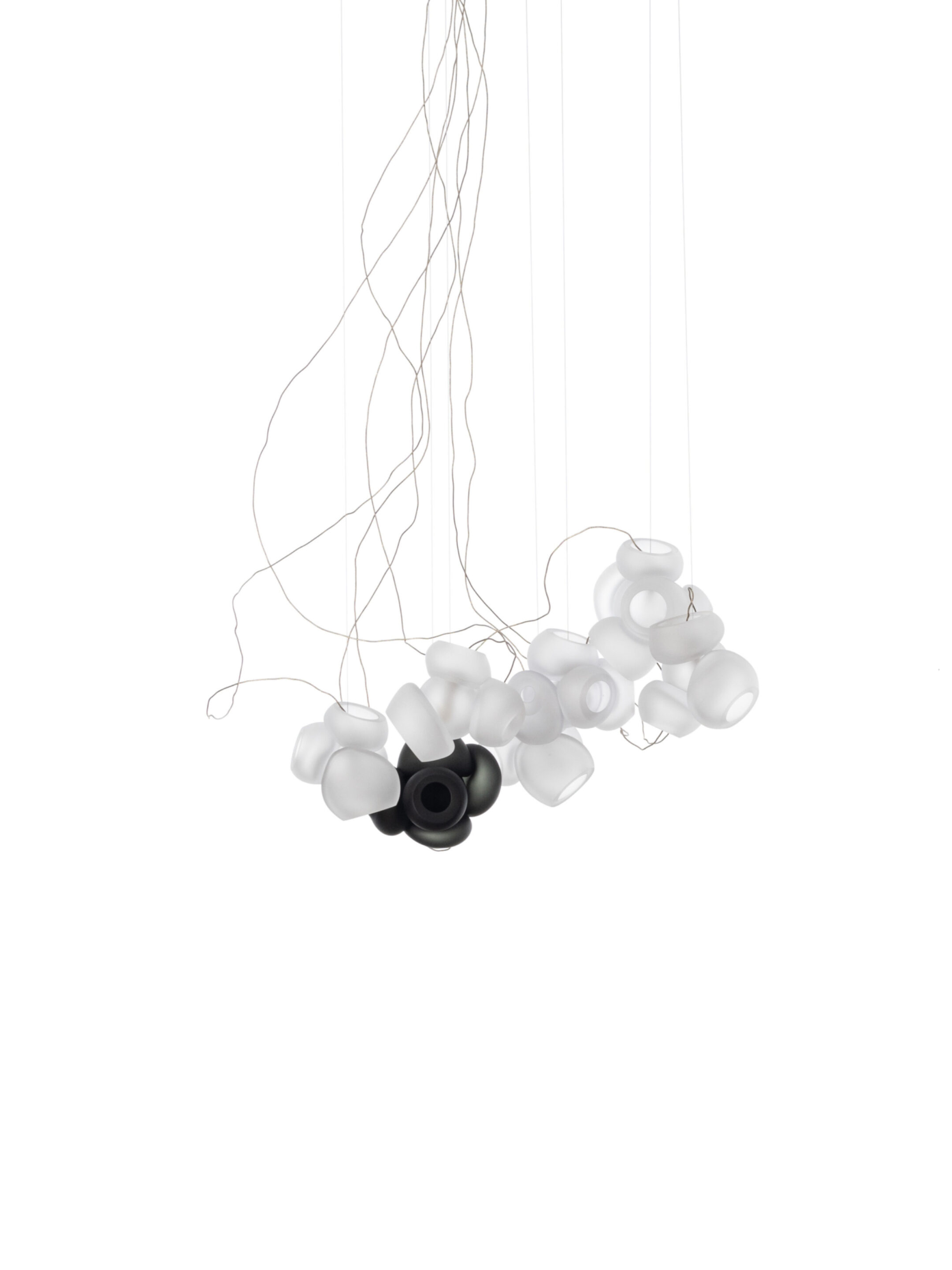 100 7 Sculptural Cable Nickel Clearw Grey Off