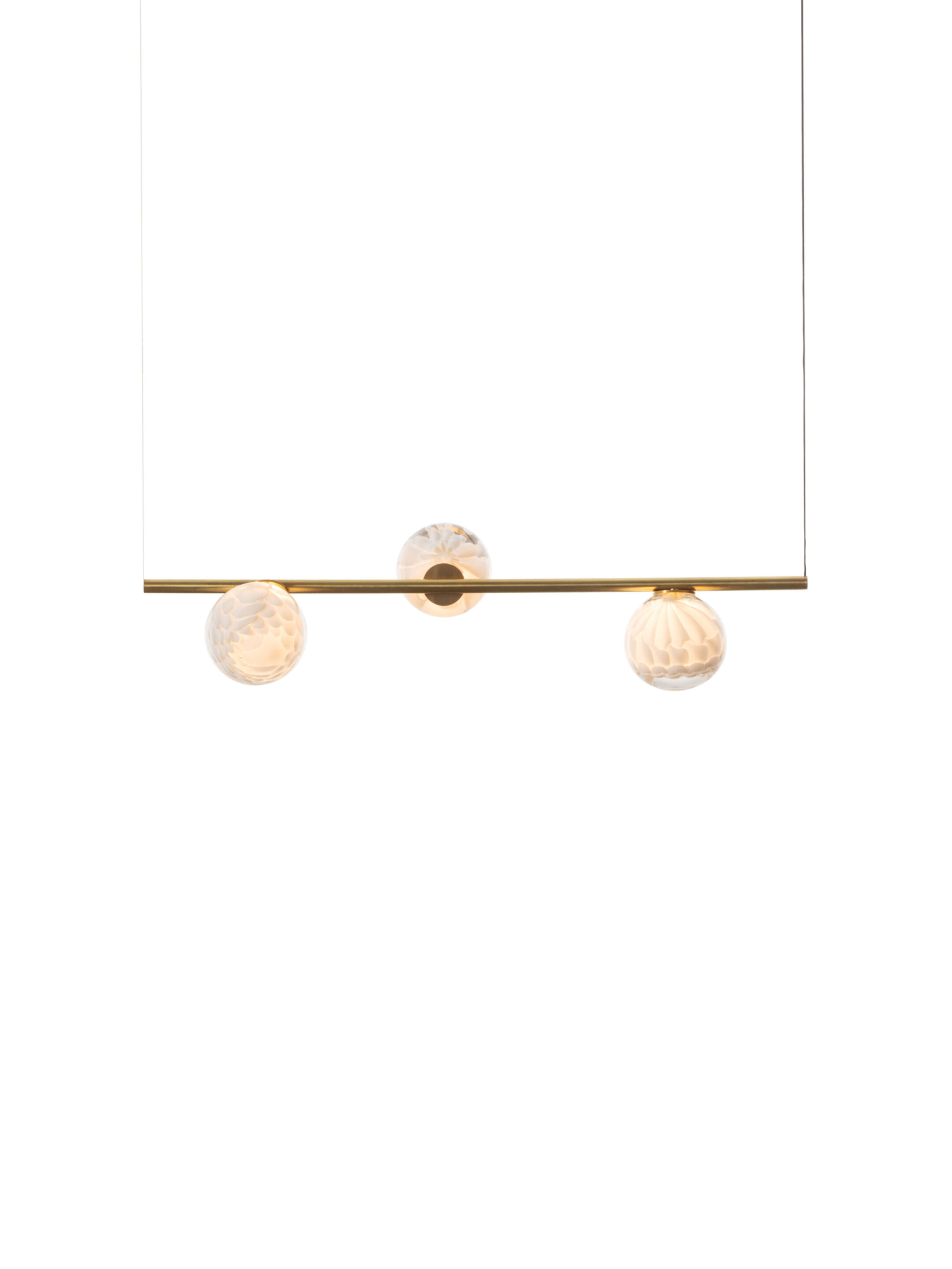 118 3 Suspended H 3ft Brass On