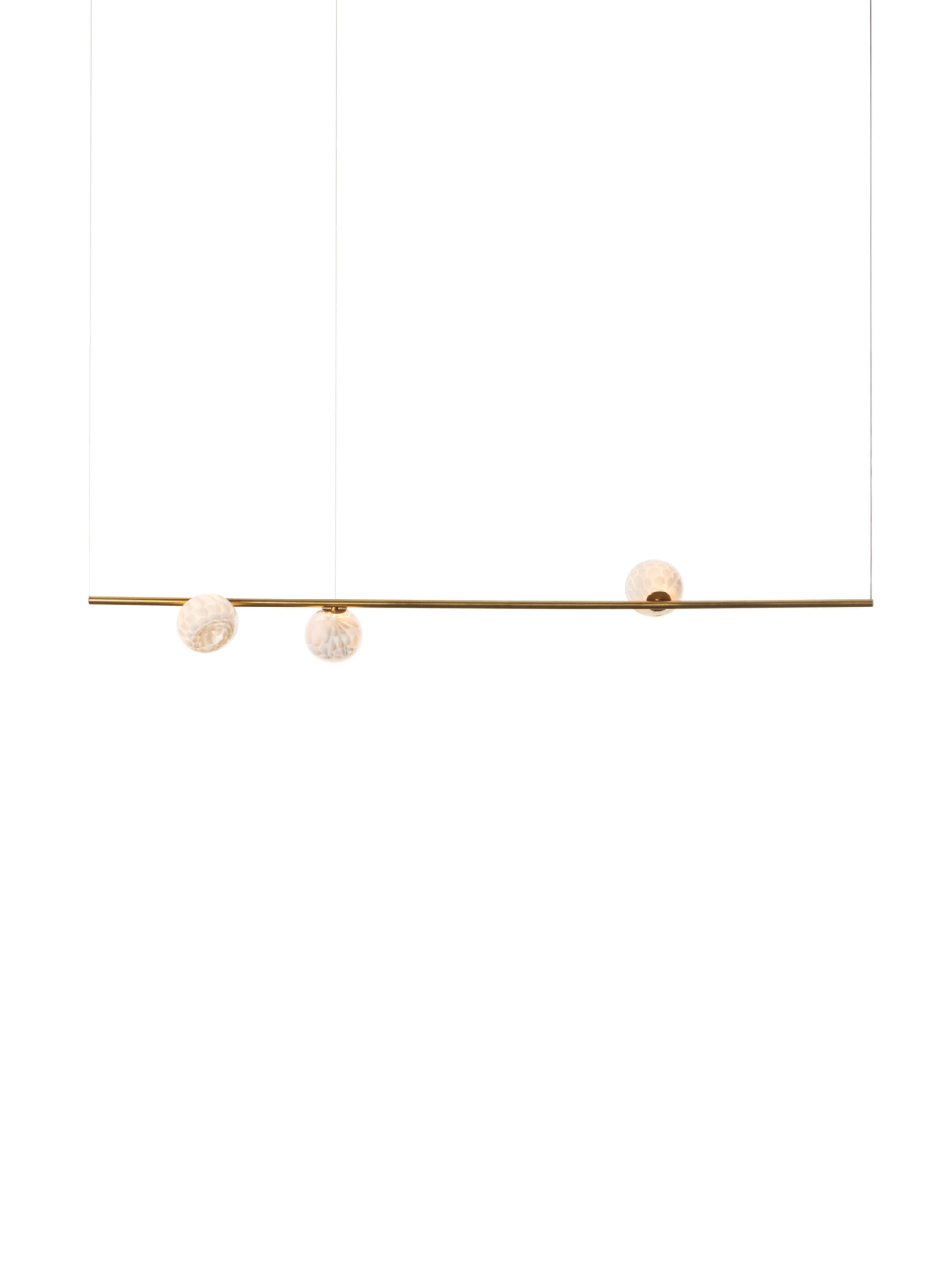 118 3 Suspended H 6ft Brass On