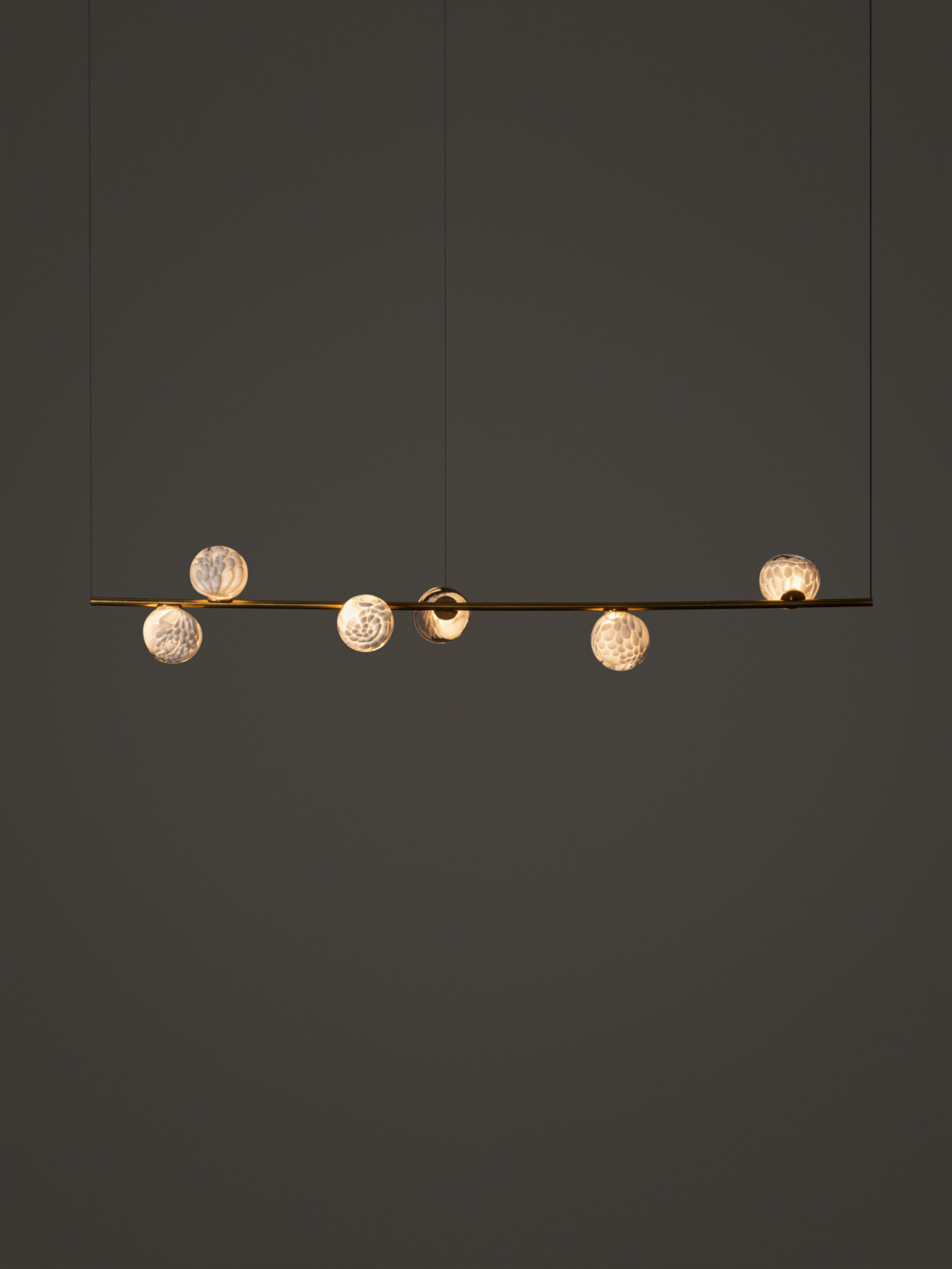 118 6 Suspended H Brass Dark