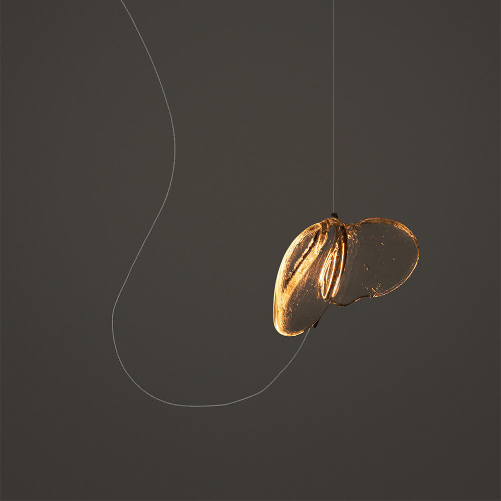 141 1 Sculptural Cable Bottom Hang Nickel Dark thumb