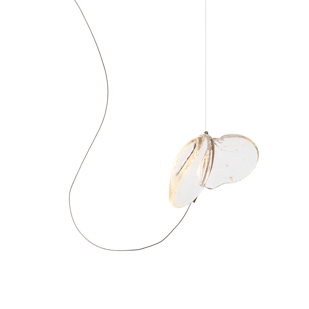 141 1 Sculptural Cable Bottom Hang Nickel On thumb