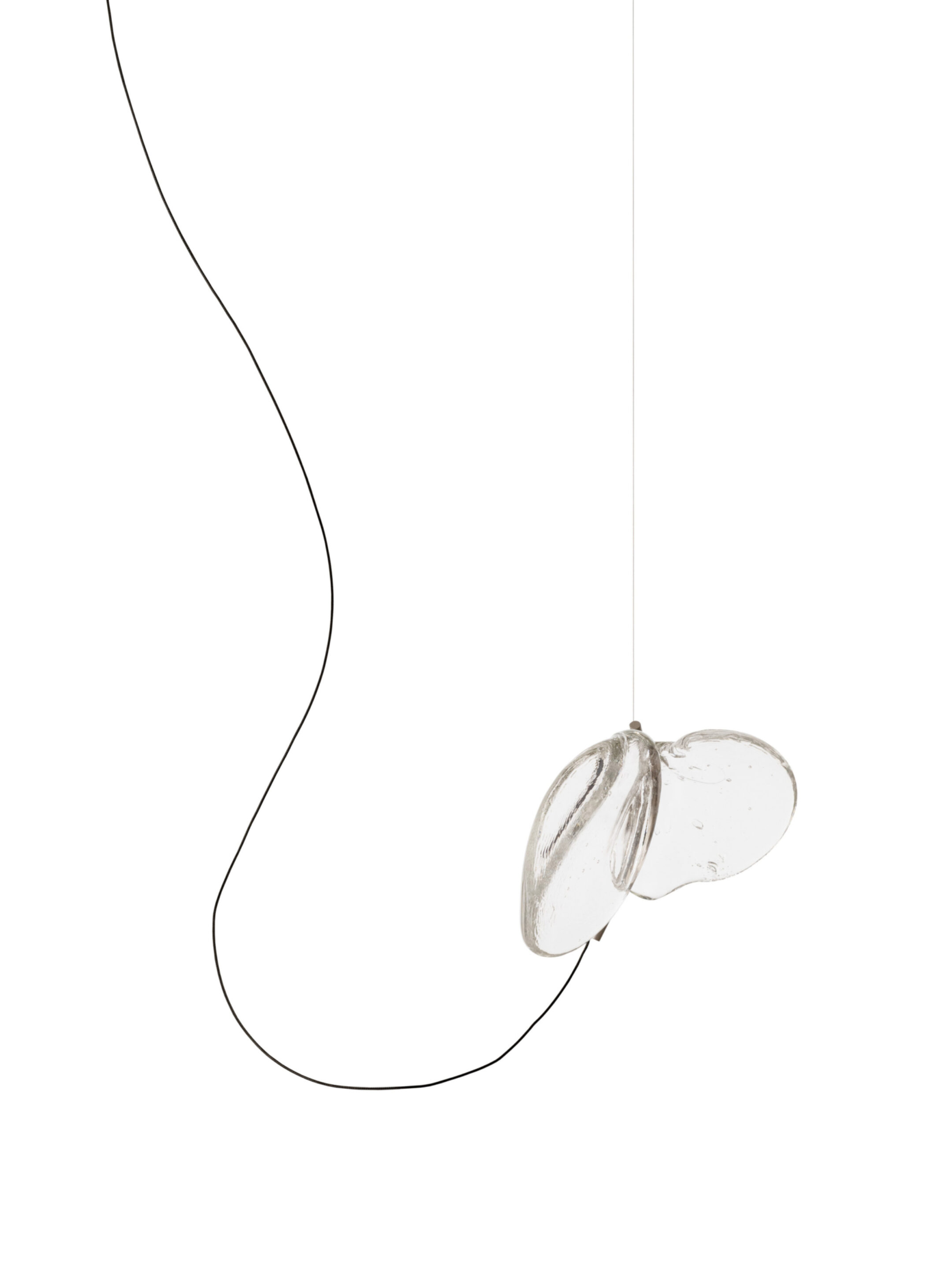 141 1 Sculptural Cable Bottom Hang Black Off