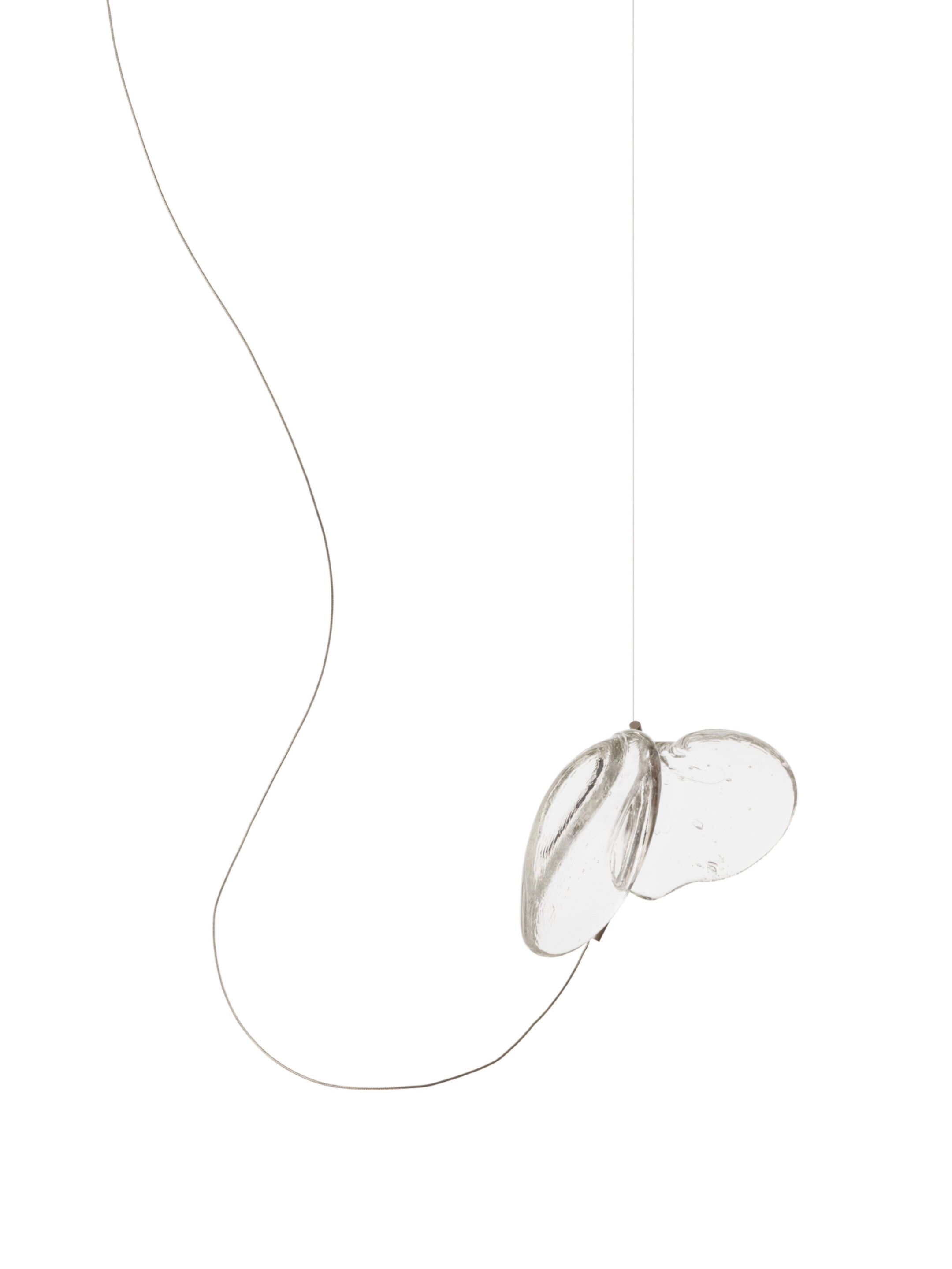 141 1 Sculptural Cable Bottom Hang Nickel Off