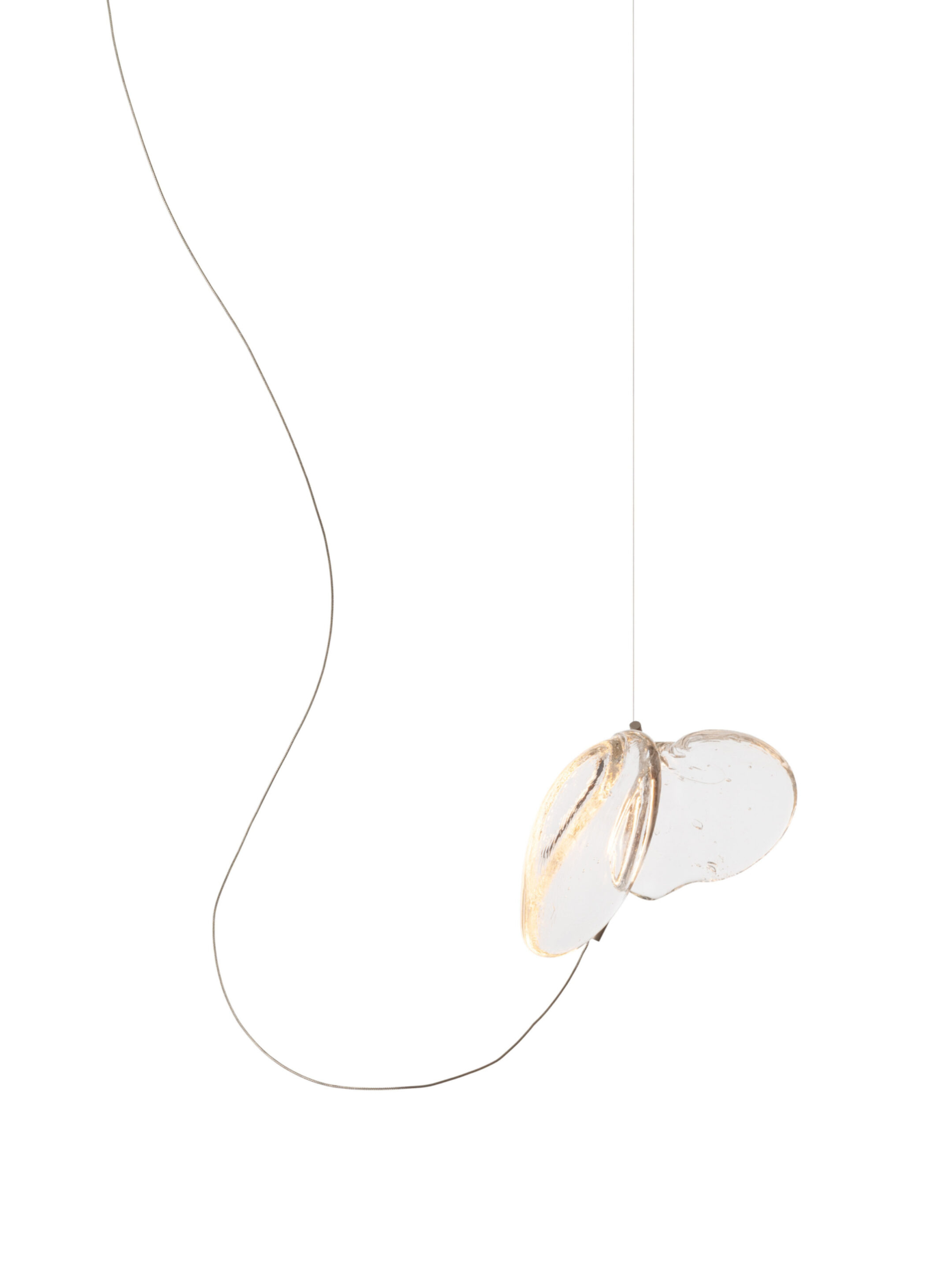 141 1 Sculptural Cable Bottom Hang Nickel On