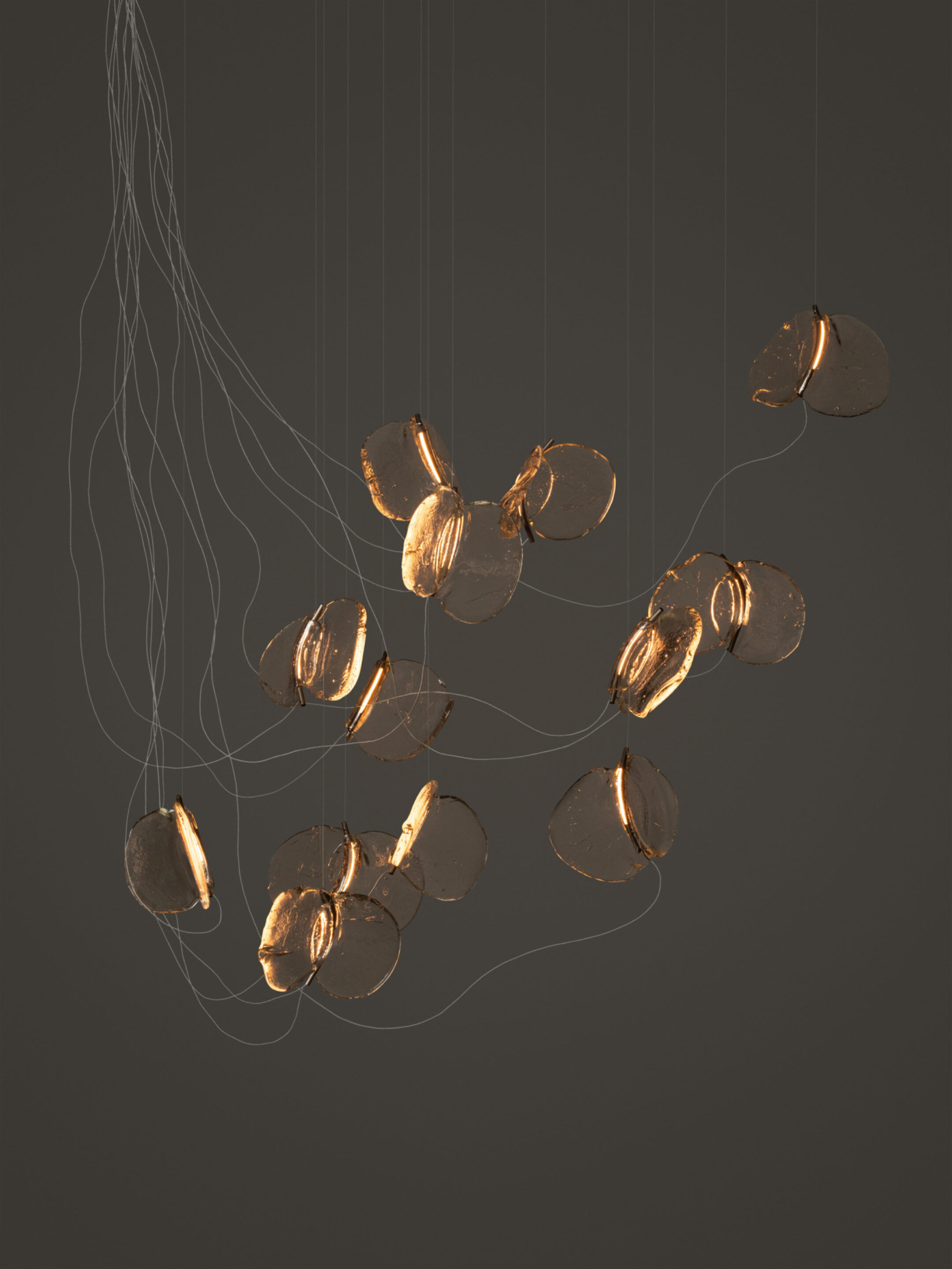 141 13 Sculptural Cable Nickel Dark