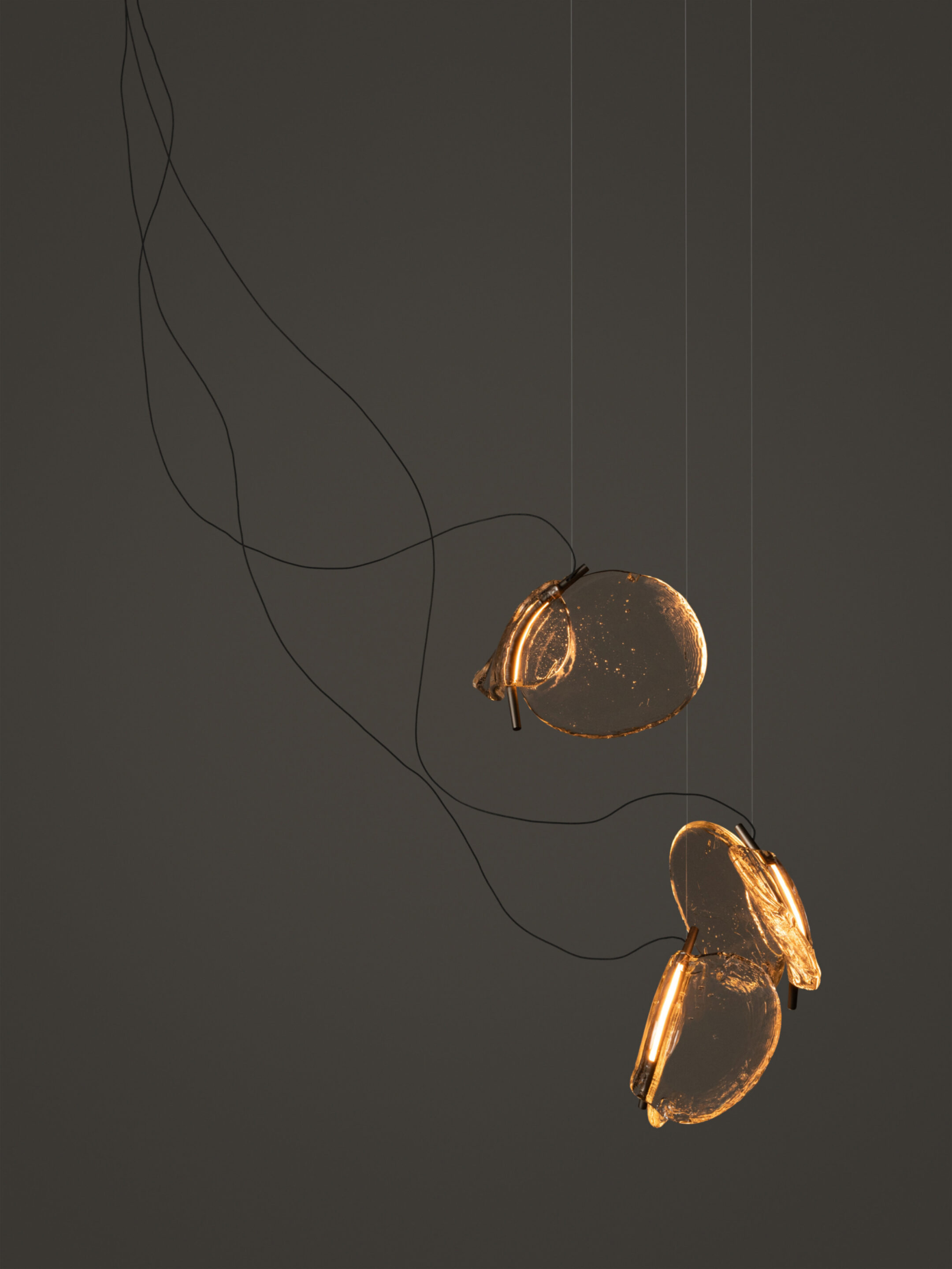 141 3 Sculptural Cable Black Dark
