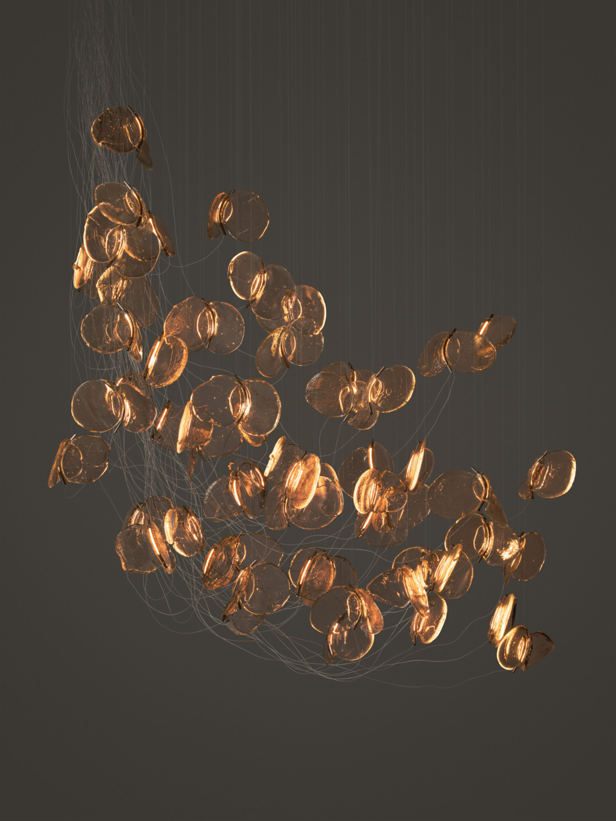 141 61 Sculptural Cable Nickel Dark