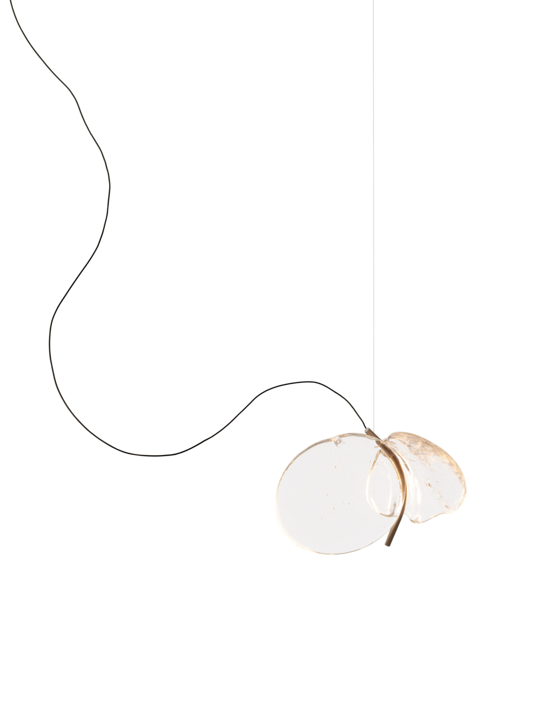 141 1 Sculptural Cable Top Hang Black On