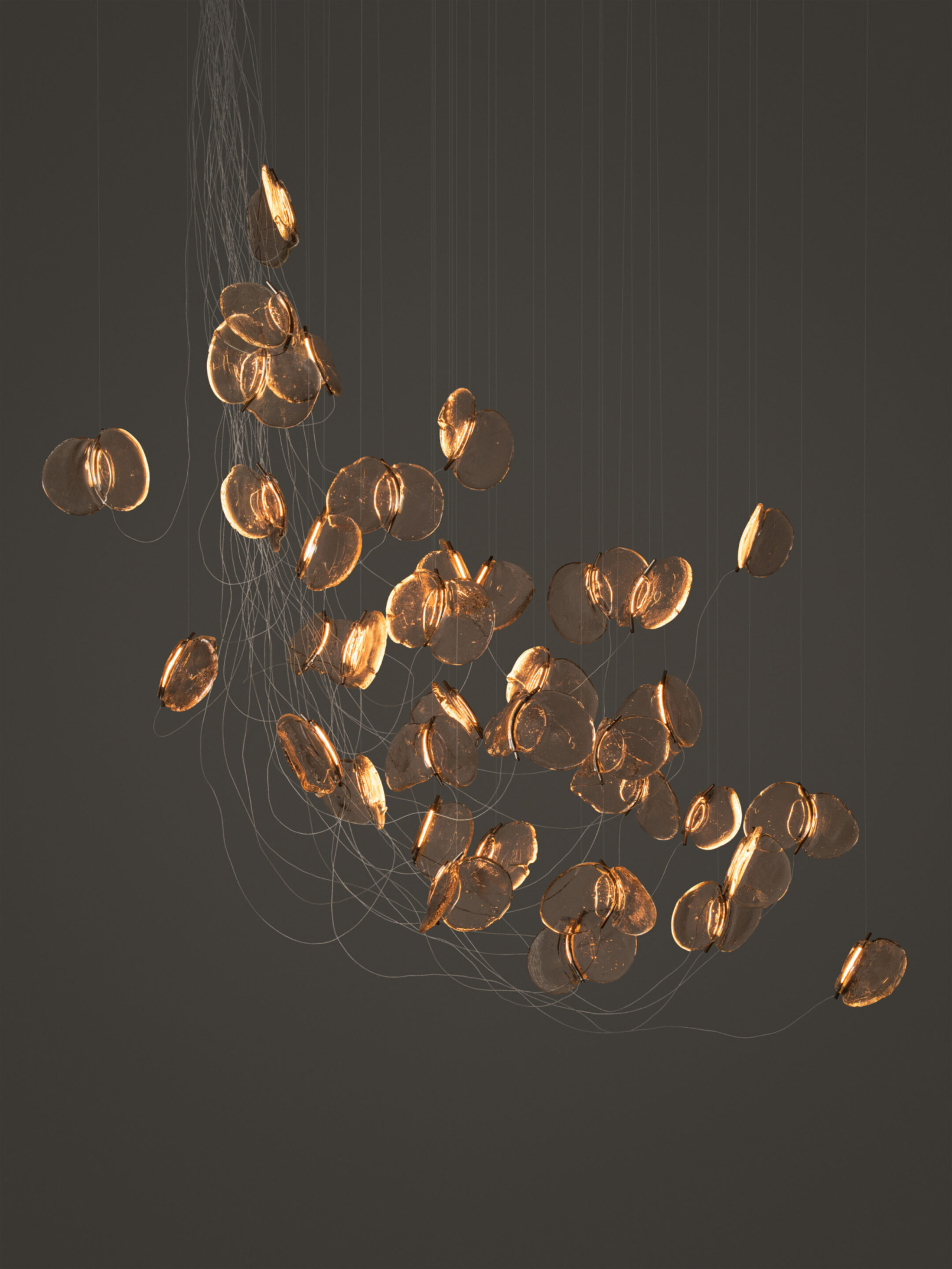 141 37 Sculptural Cable Nickel Dark