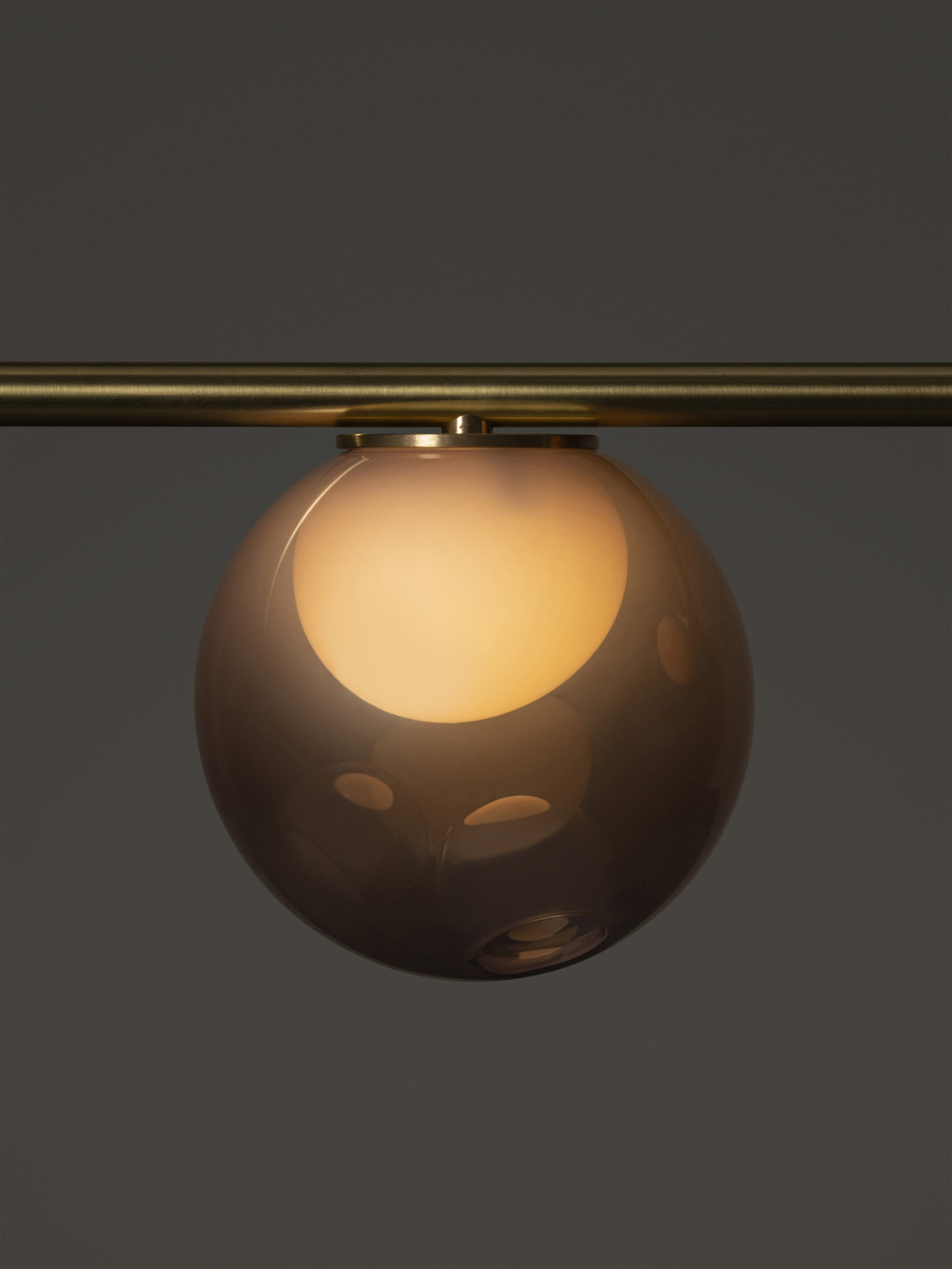 28 Suspended Brass Colours Dark Detail