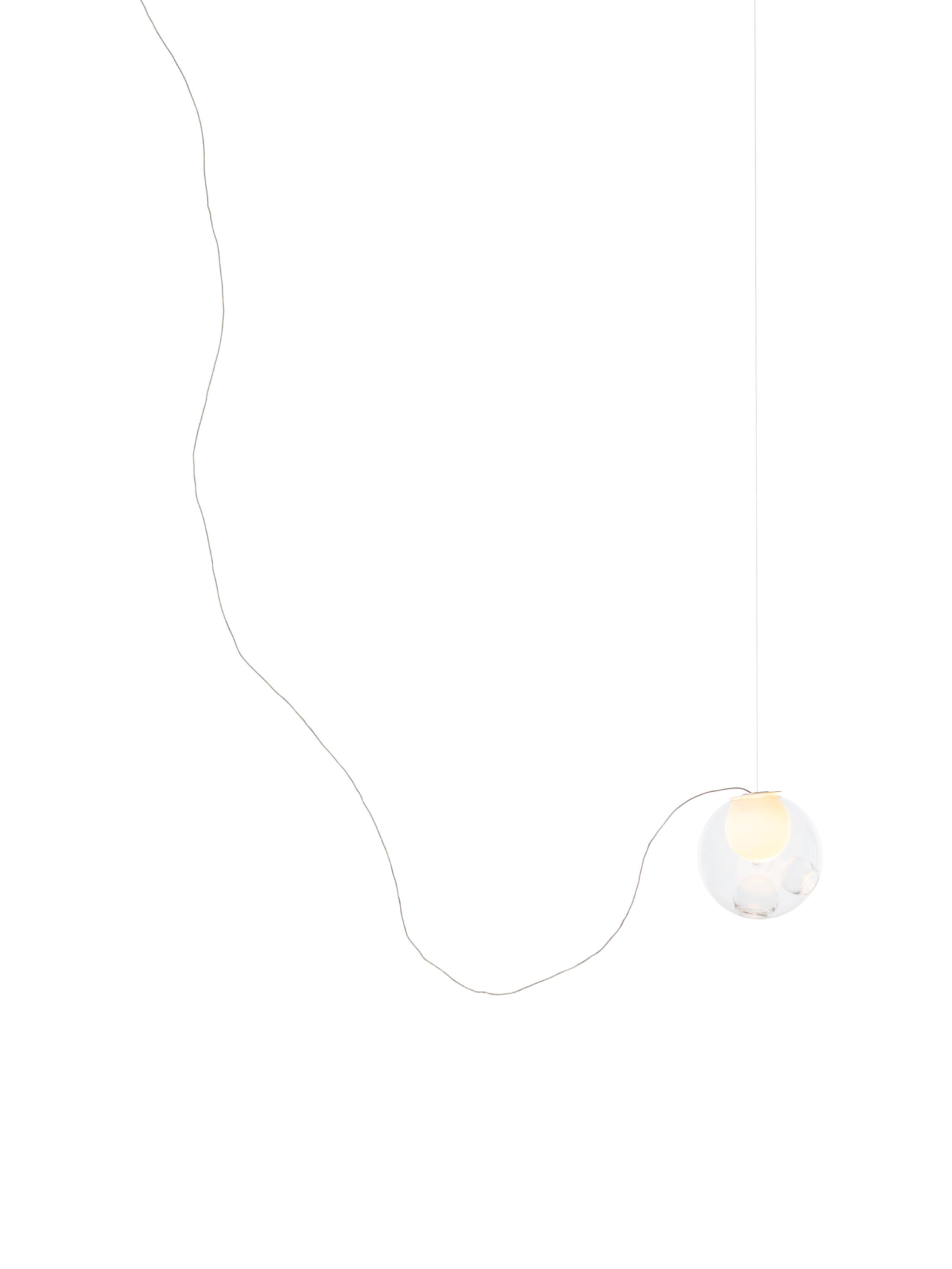 28 1 Sculptural Cable Nickel Clear On