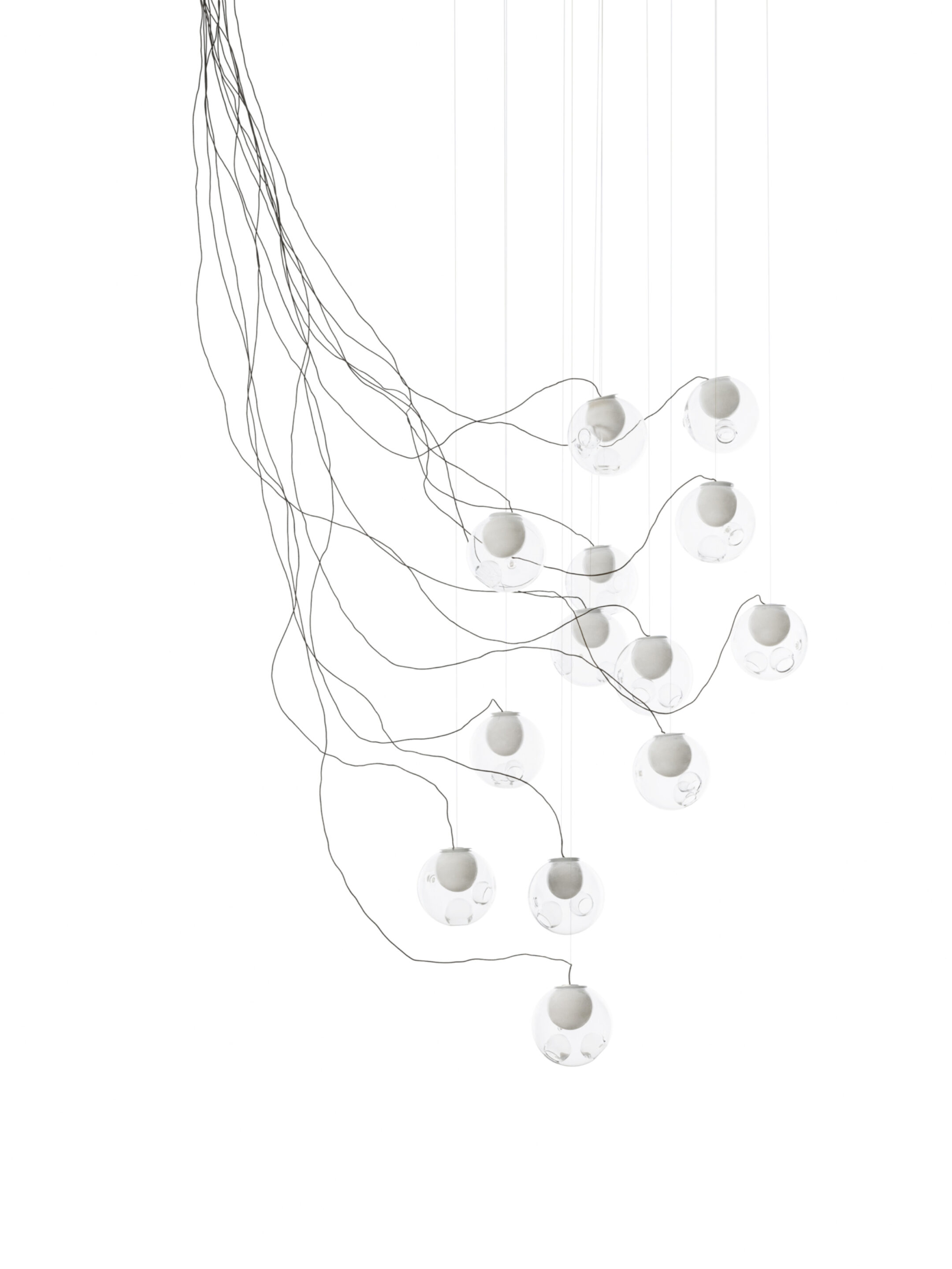 28 13 Sculptural Cable Black Clear Off