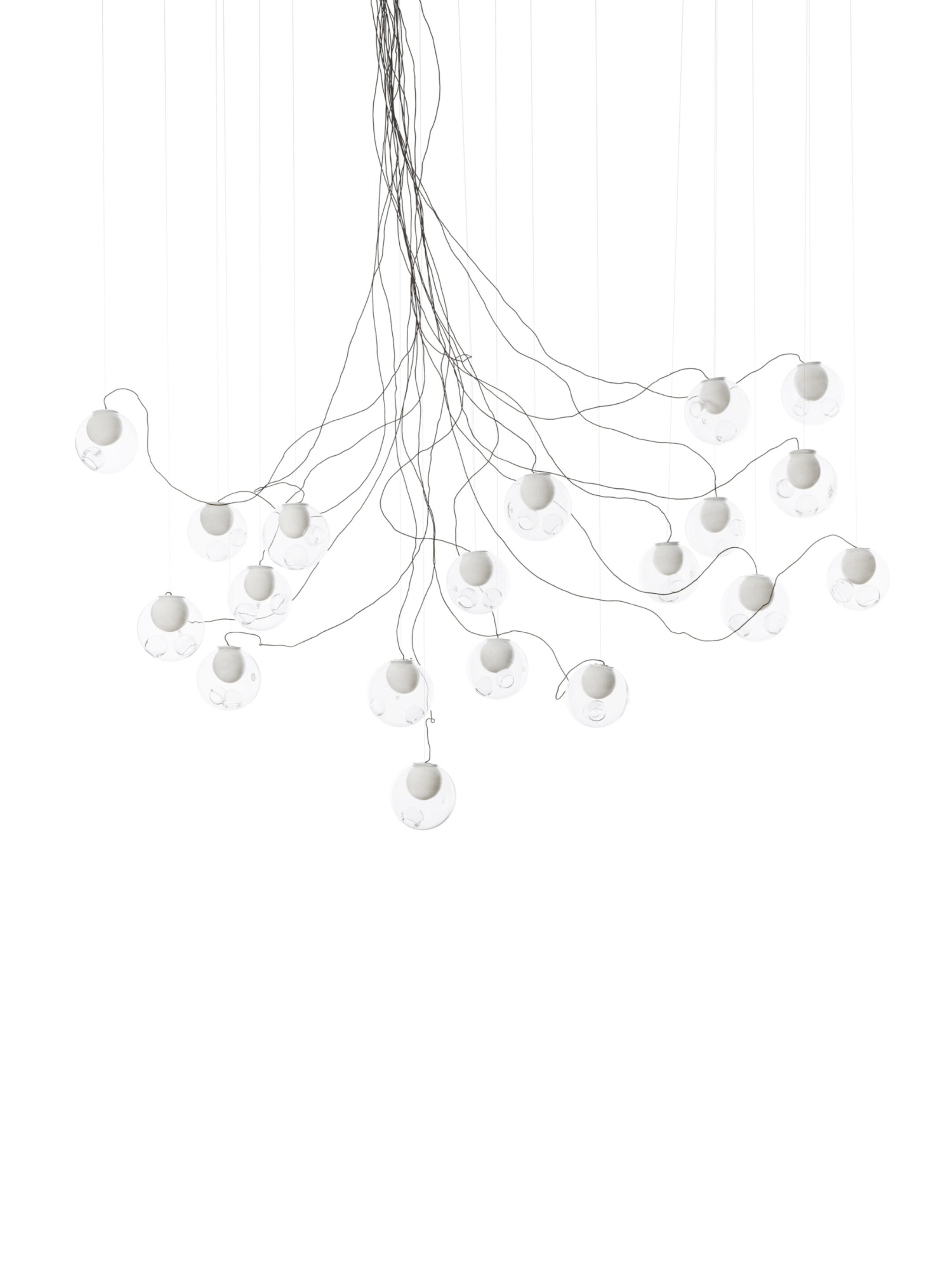 28 19 Sculptural Cable Black Clear Off