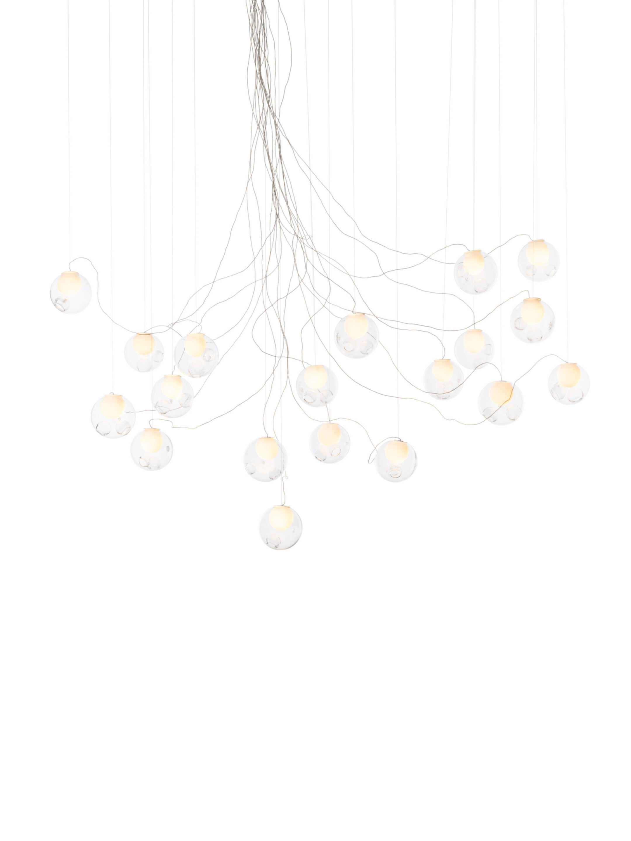 28 19 Sculptural Cable Nickel Clear On