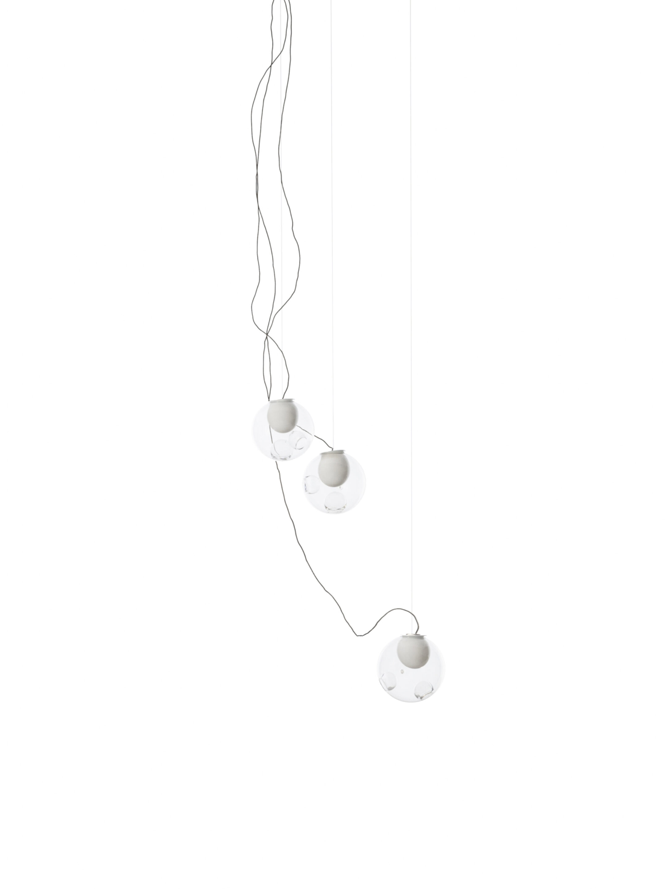28 3 Sculptural Cable Black Clear Off