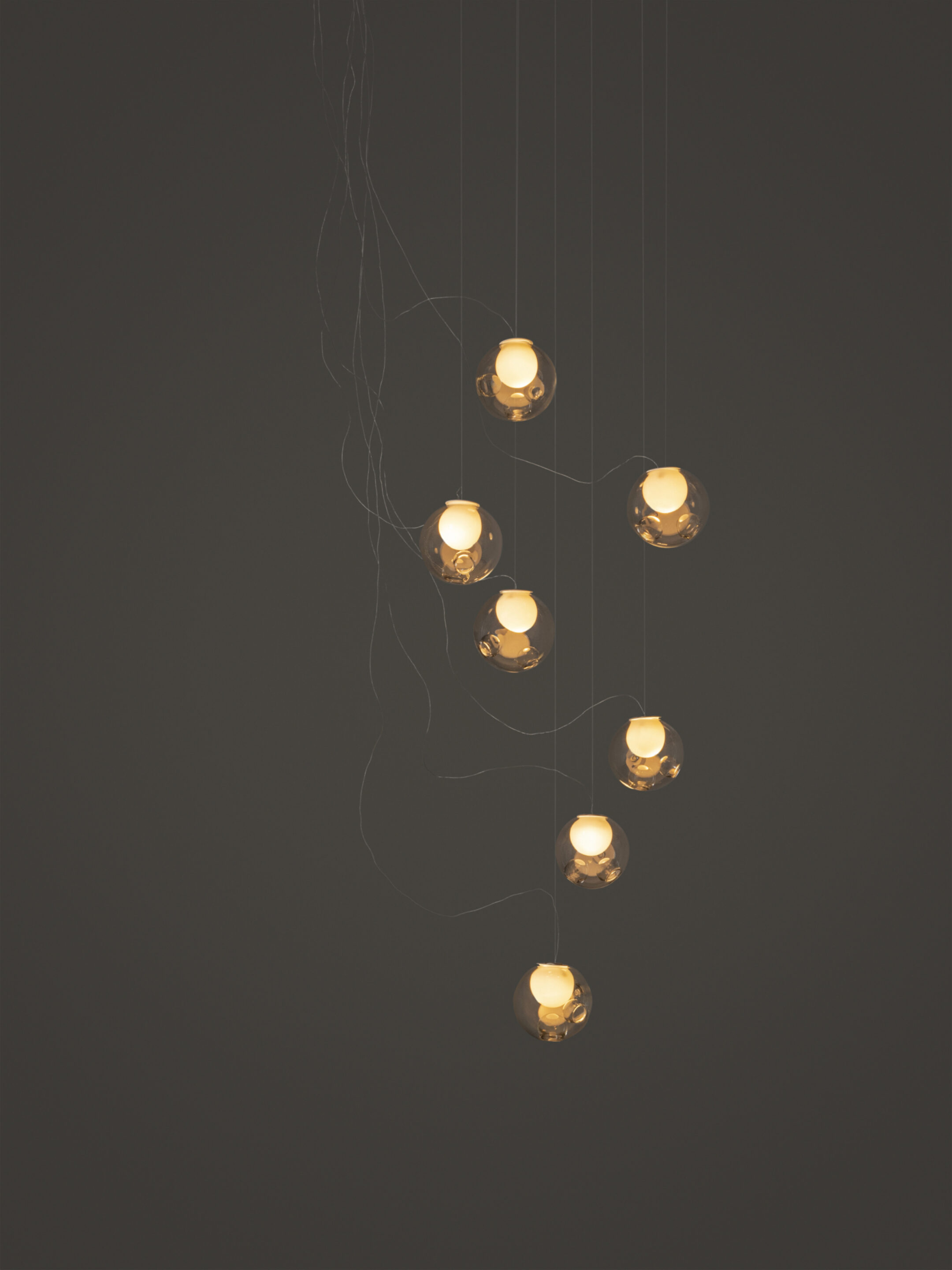 28 7 Sculptural Cable Nickel Clear Dark