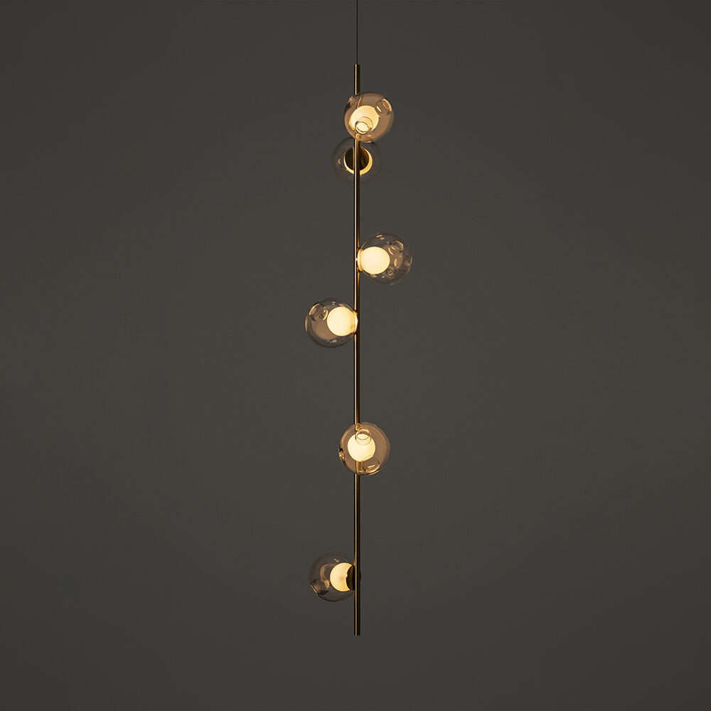 28 6 Suspended V Brass Clear Dark thumb