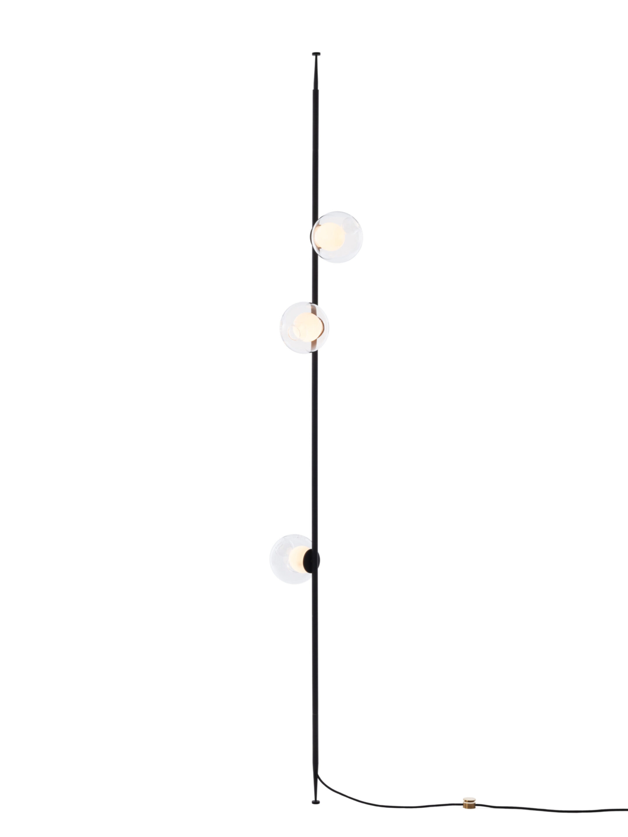 28 3 Column 8ft Straight Black Clear On