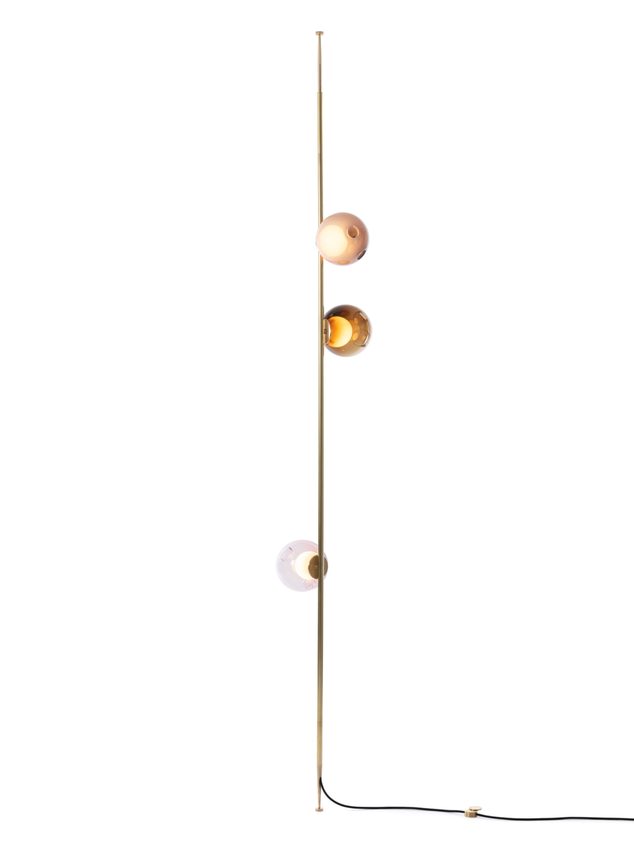 28 3 Column 8ft Straight Brass Colours On