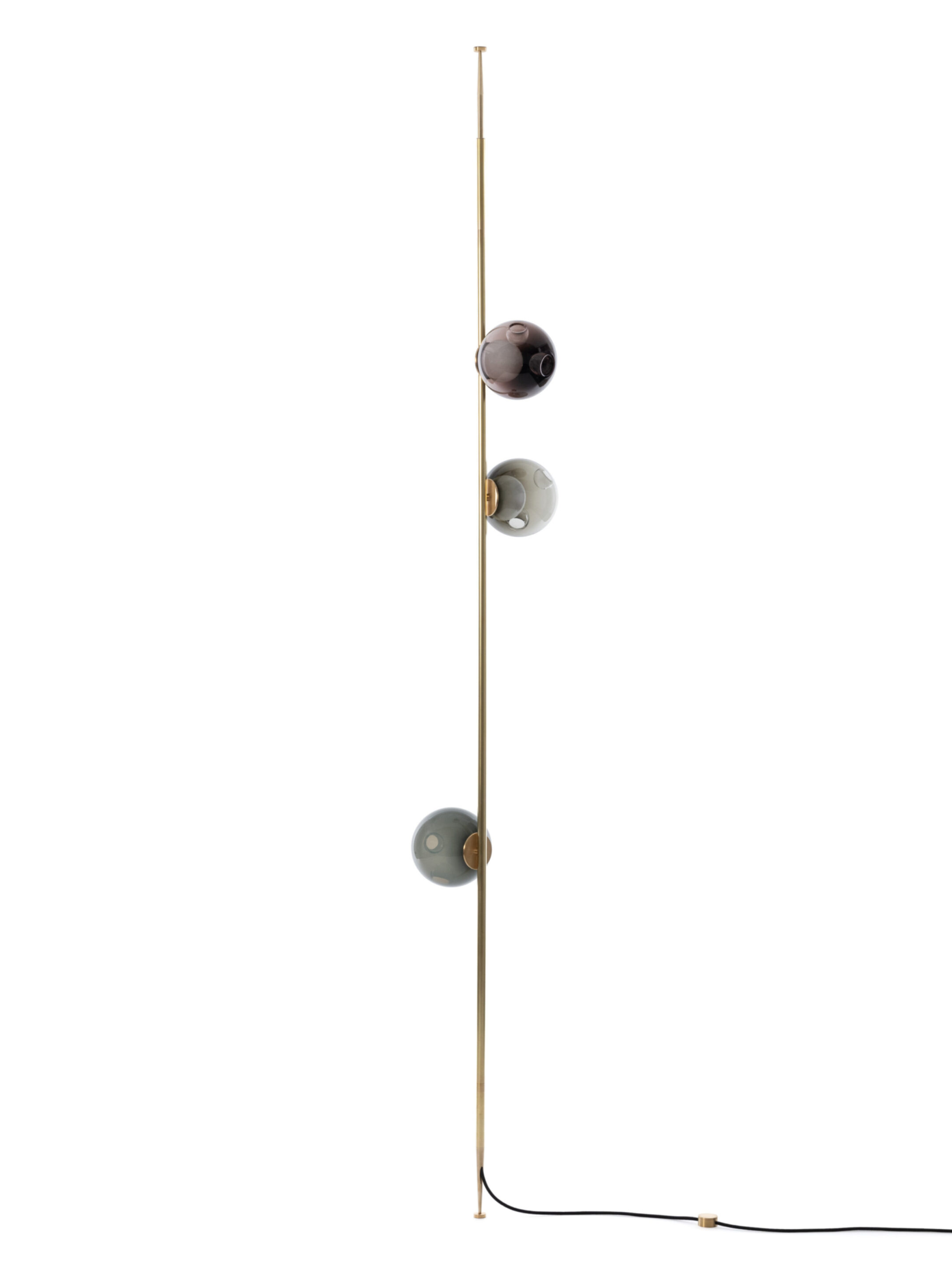 28 3 Column 8ft Straight Brass Neutrals Off
