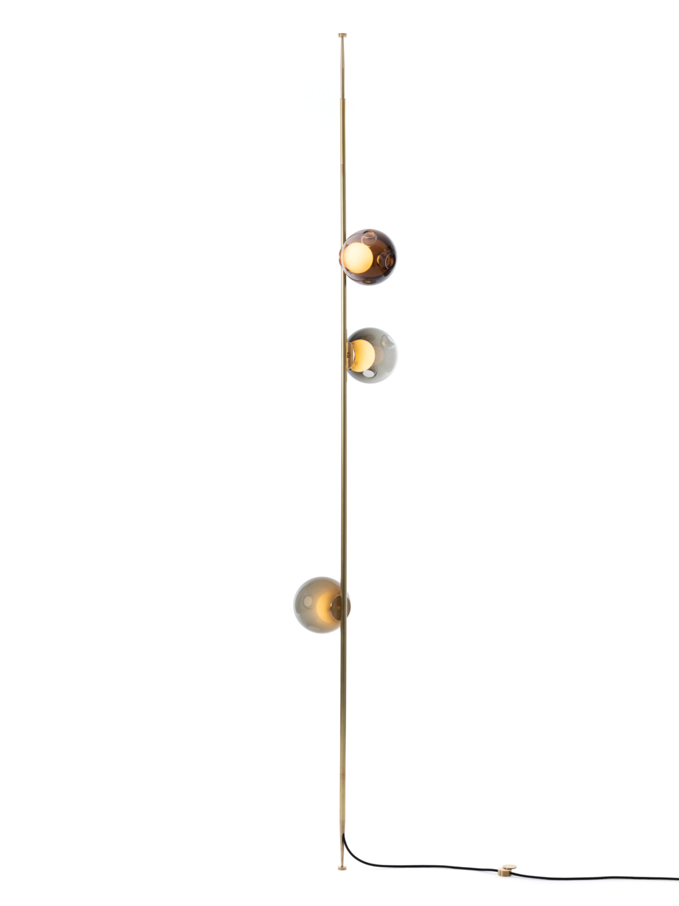 28 3 Column 8ft Straight Brass Neutrals On