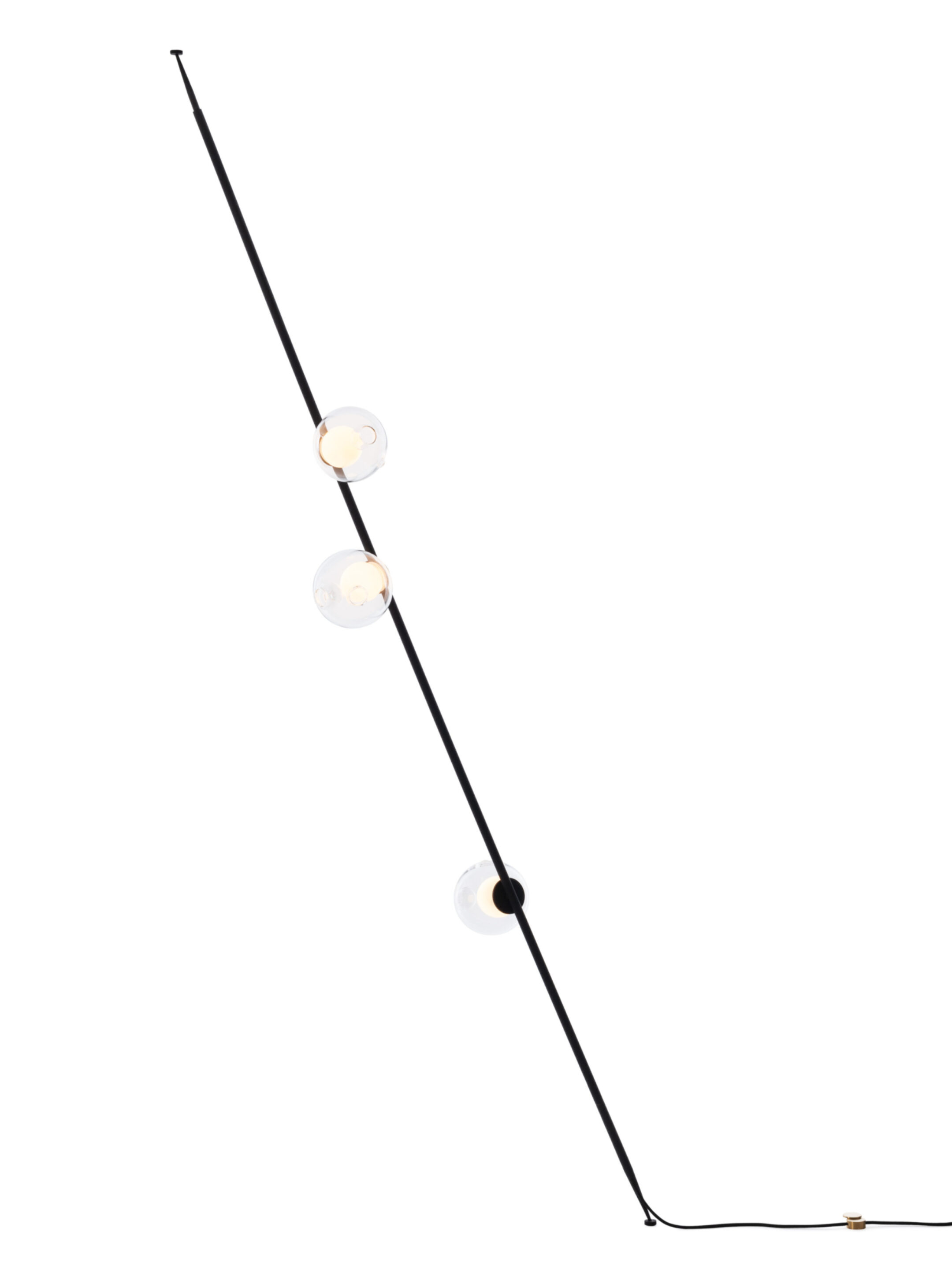 28 3 Column 9ft Black Clear On