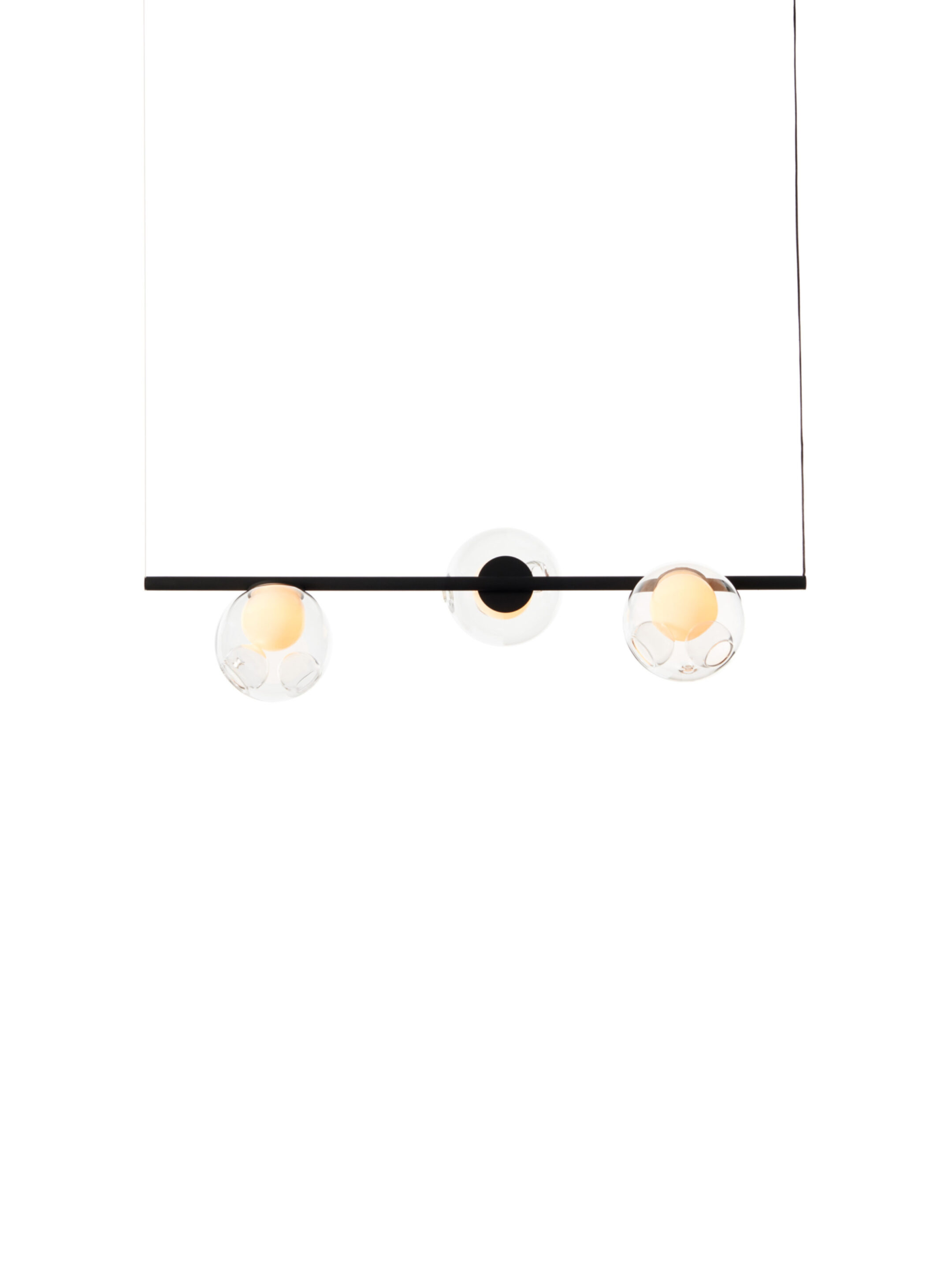 28 3 Suspended H 3ft Black Clear On