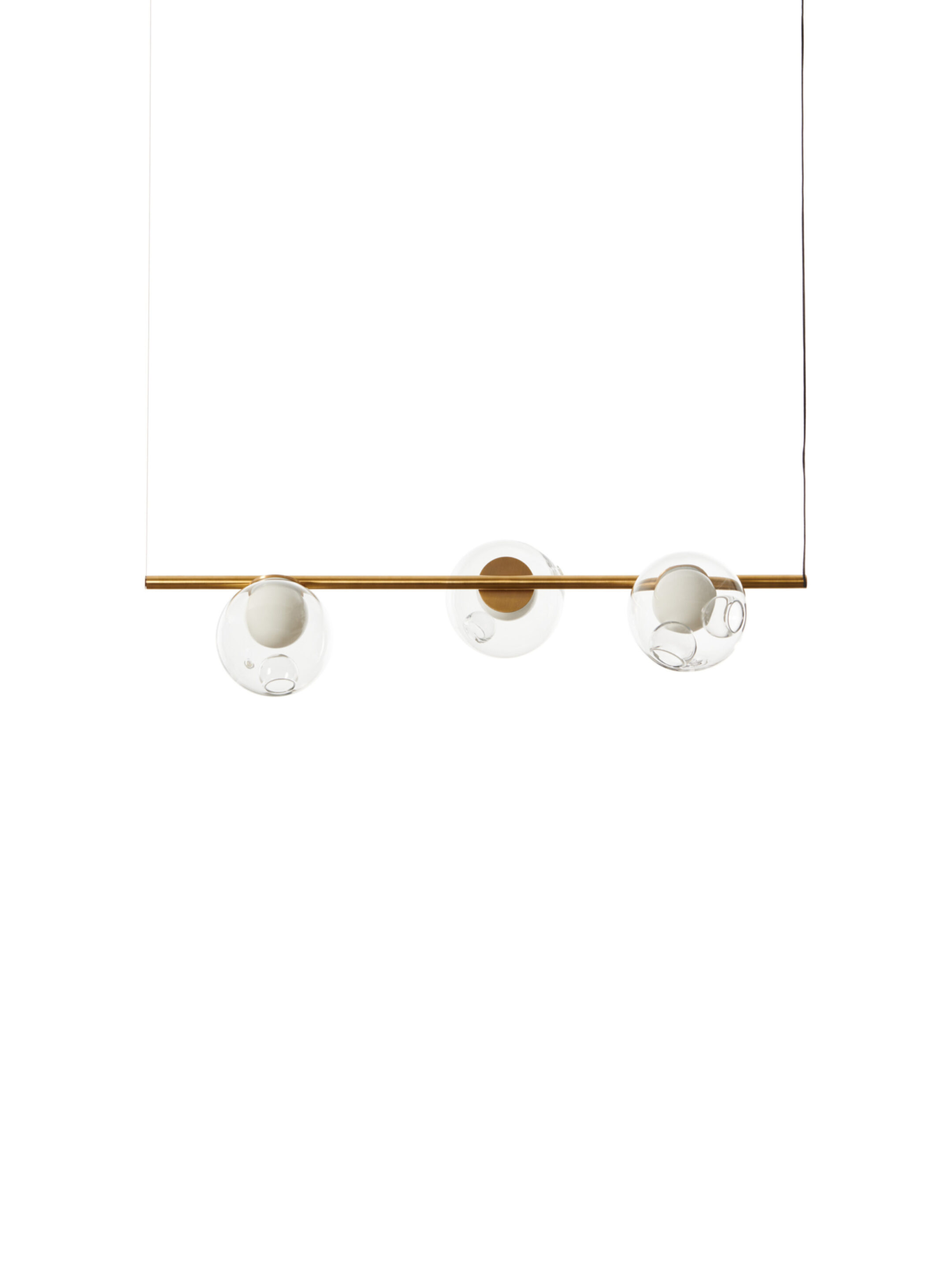 28 3 Suspended H 3ft Brass Clear Off