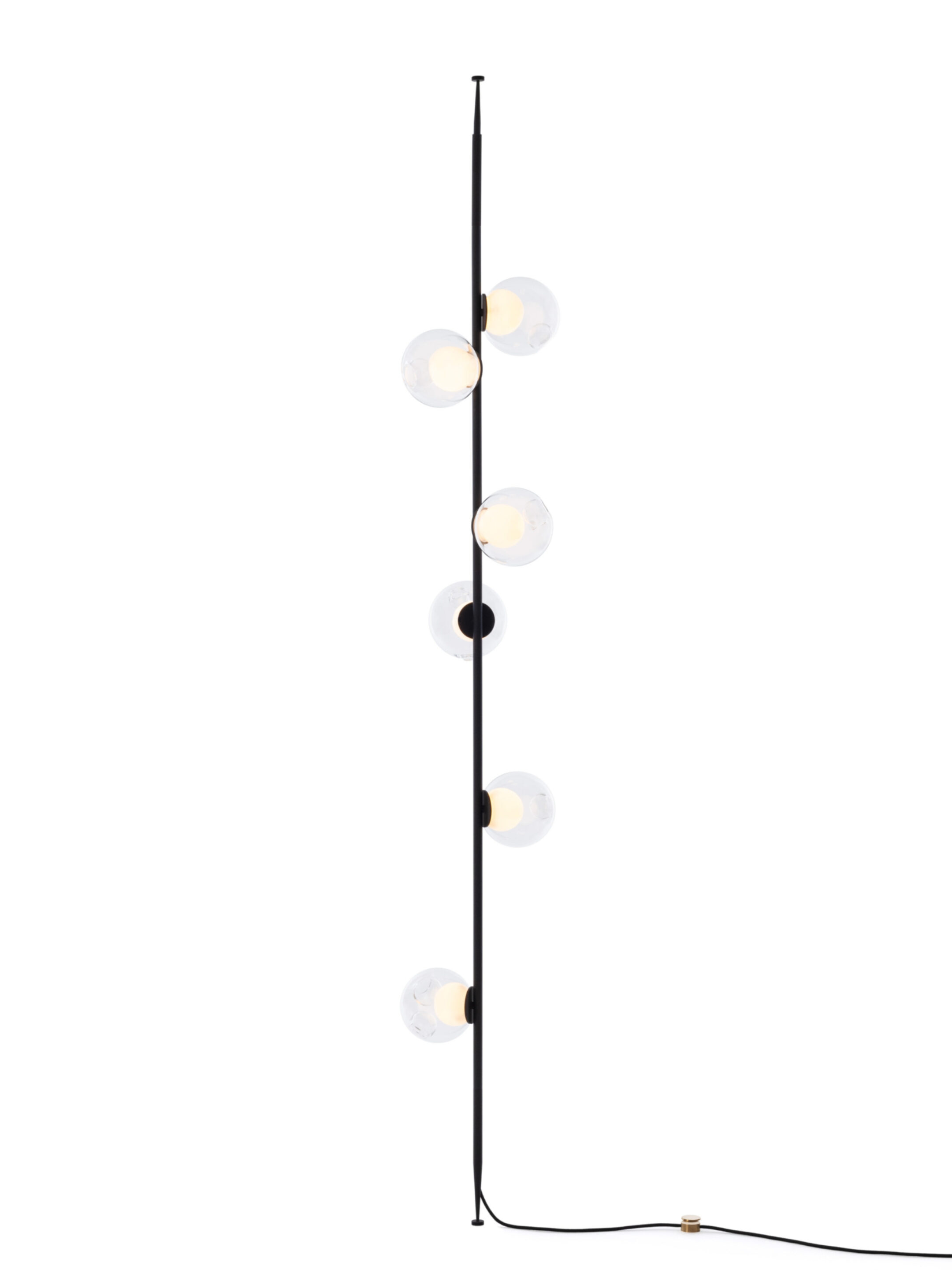 28 6 Column 8ft Straight Black Clear On
