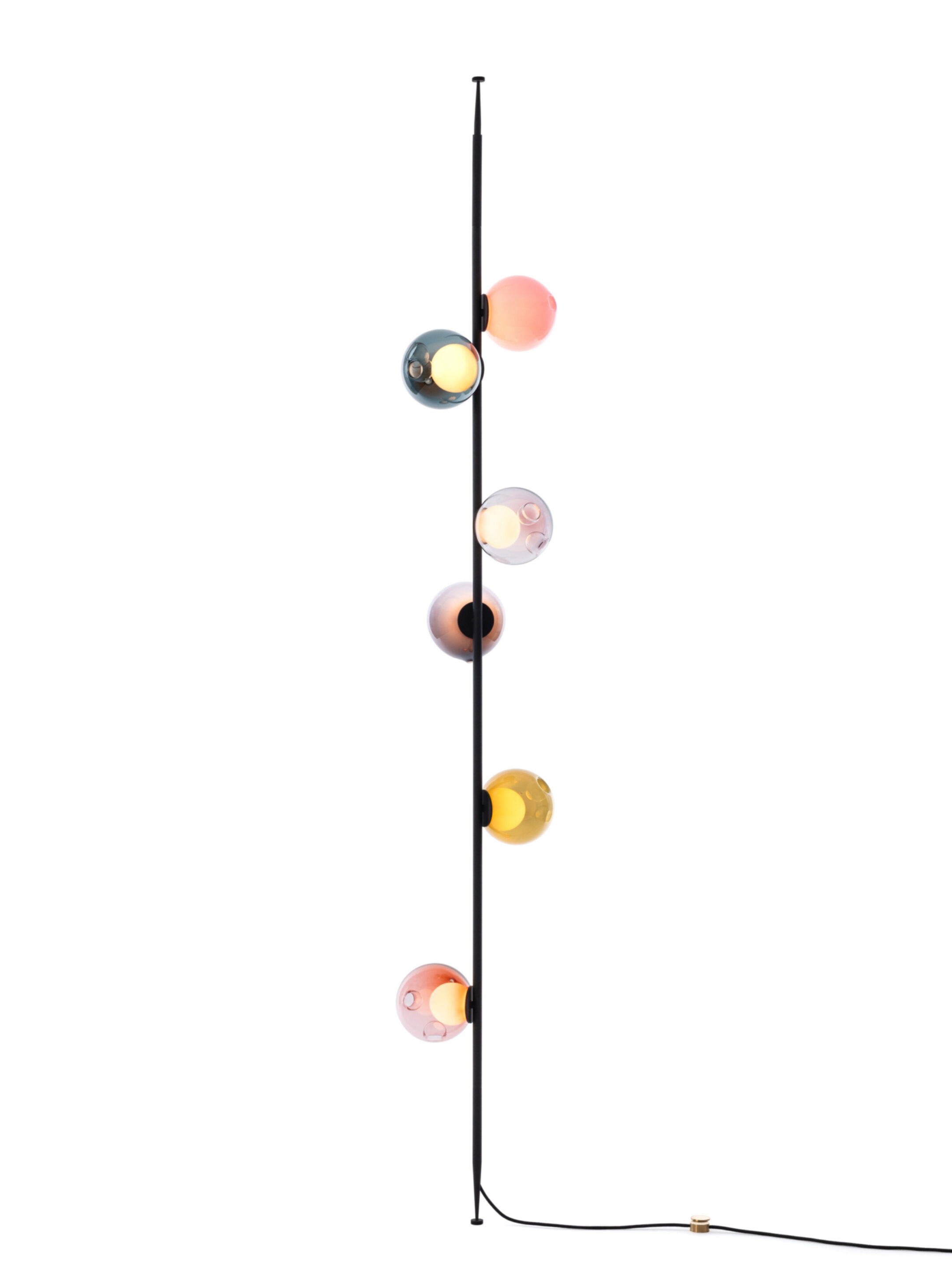 28 6 Column 8ft Straight Black Colours On