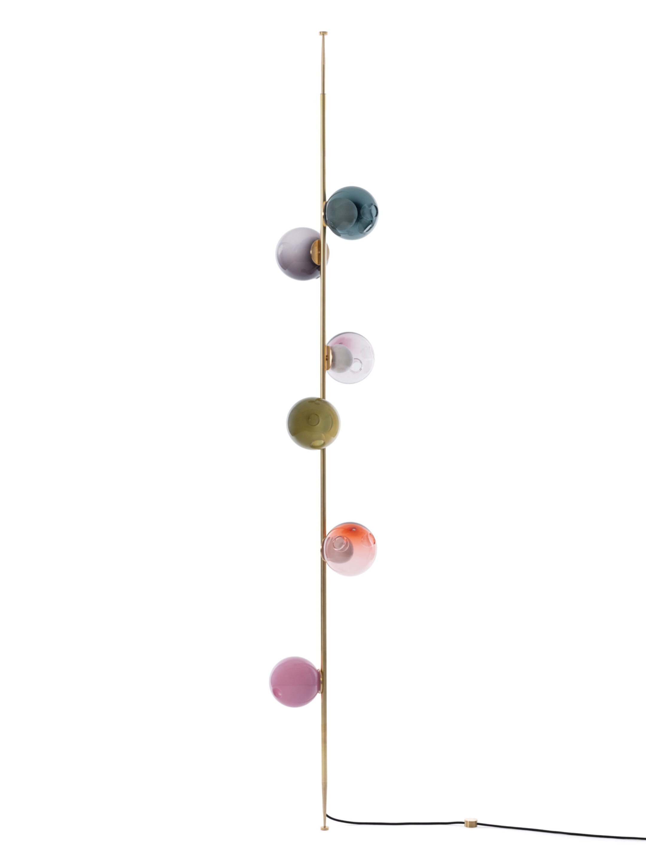 28 6 Column 8ft Straight Brass Colours Off