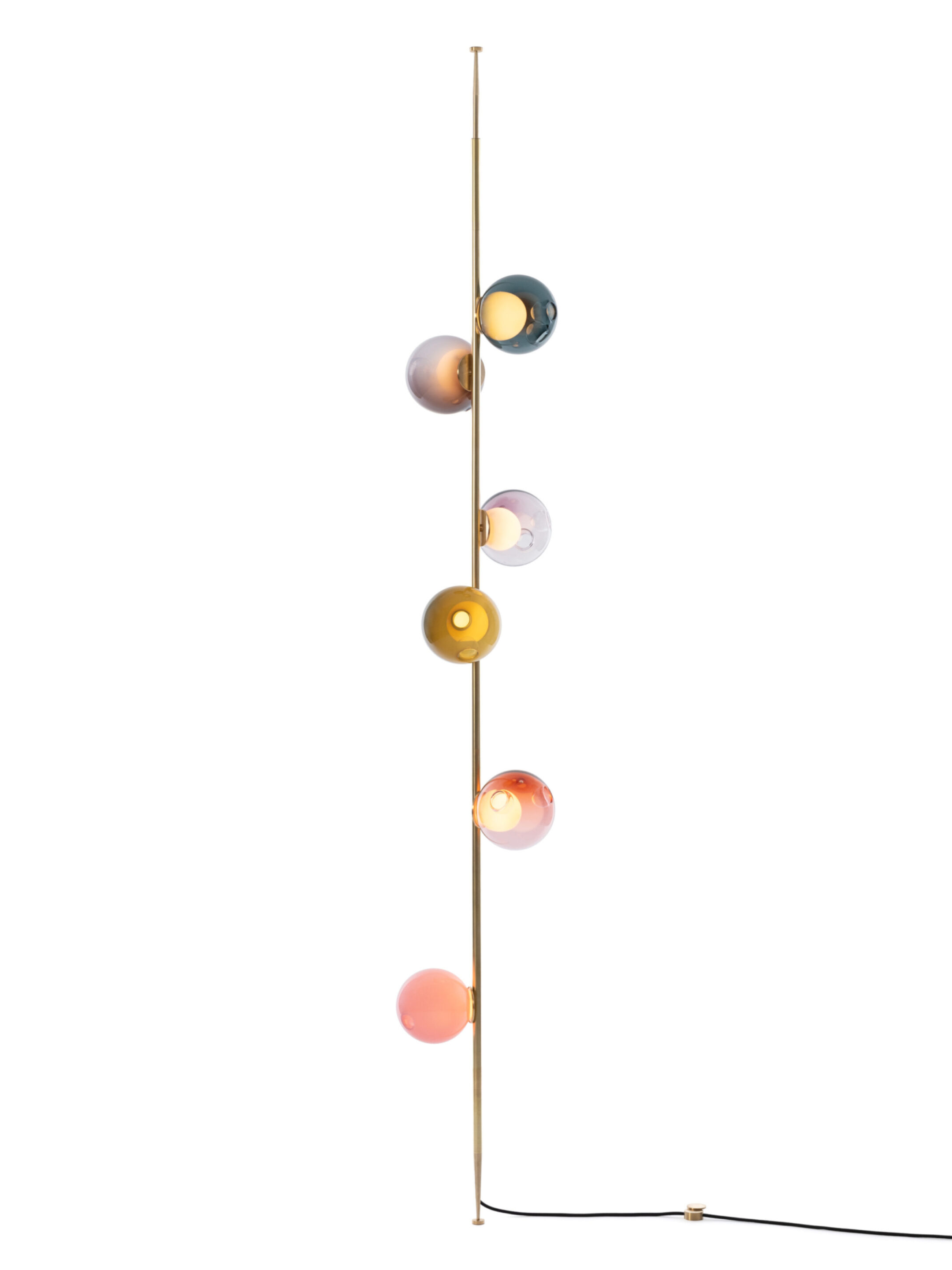 28 6 Column 8ft Straight Brass Colours On