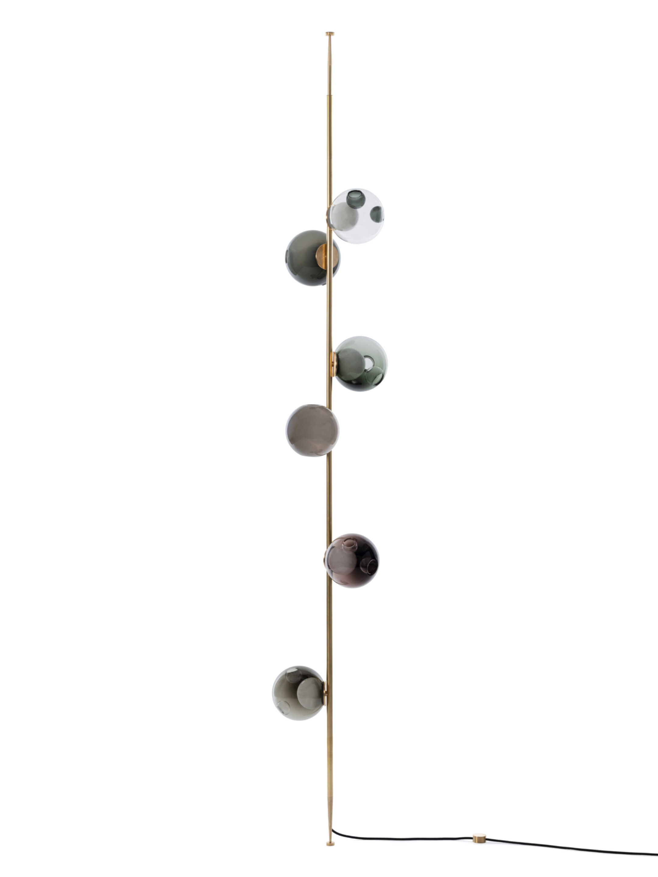 28 6 Column 8ft Straight Brass Neutrals Off