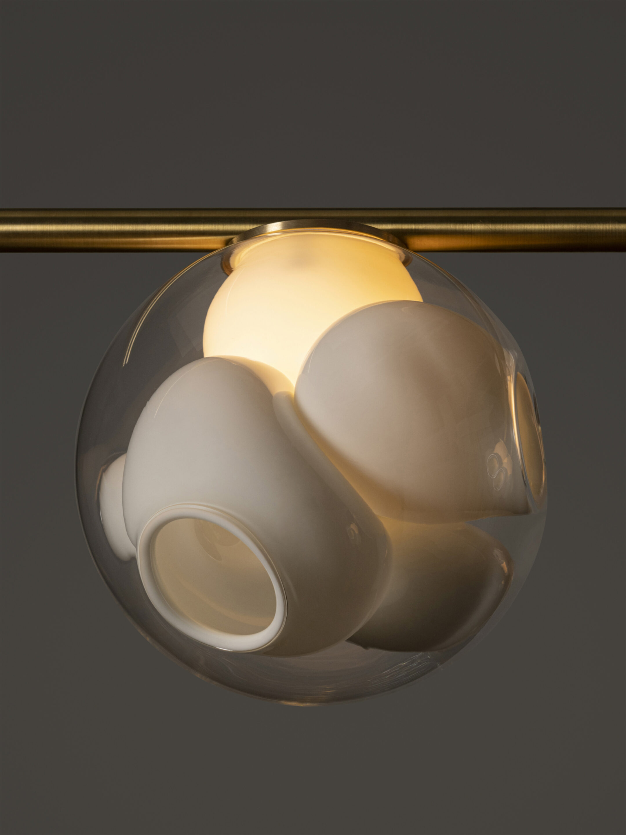 38v Suspended Brass Dark Detail