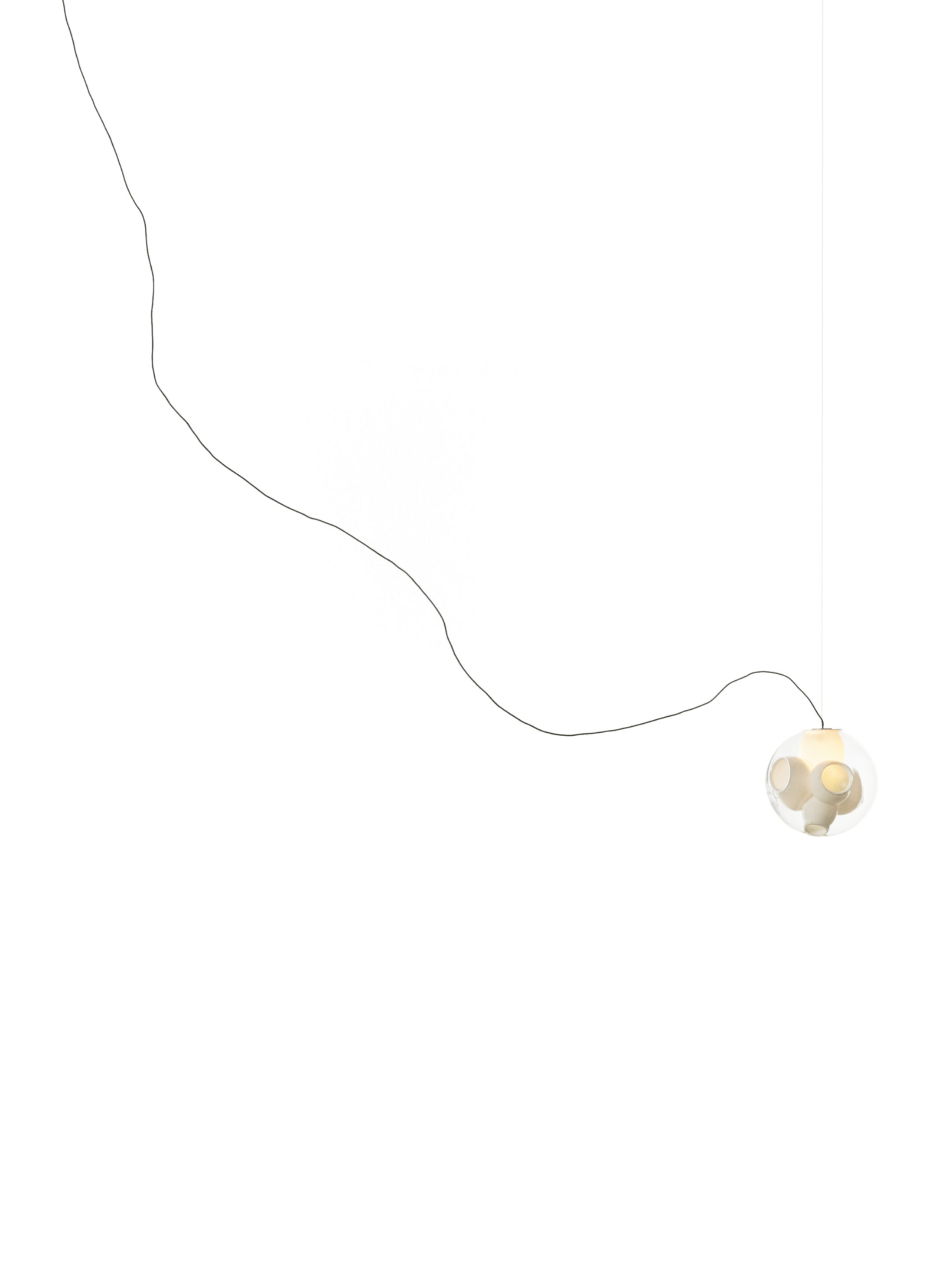 38v 1 Sculptural Cable Black On